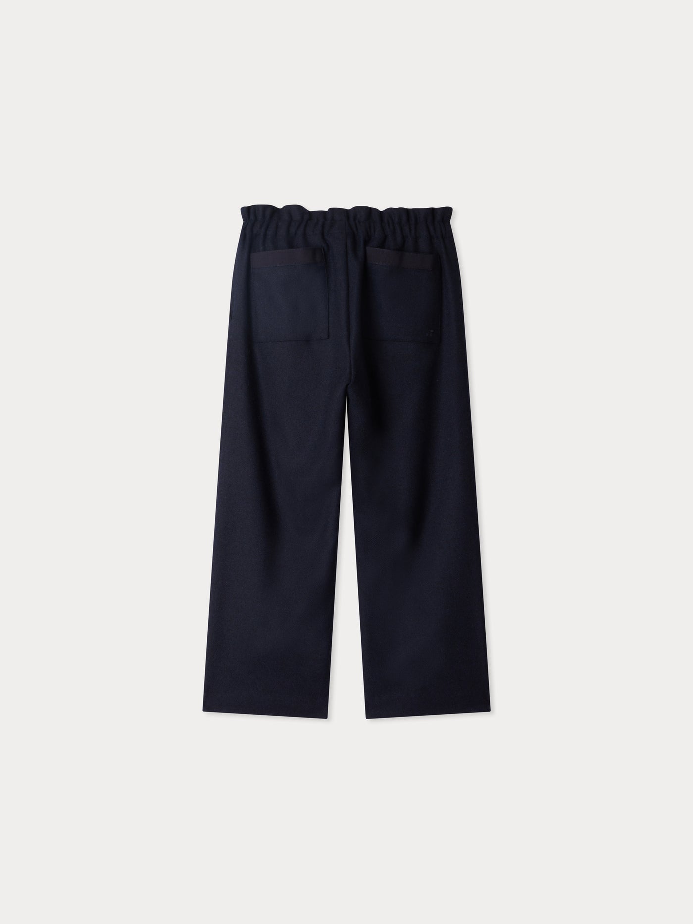 Pantaloni di luglio con elastico in vita e ricamo di ciliegie