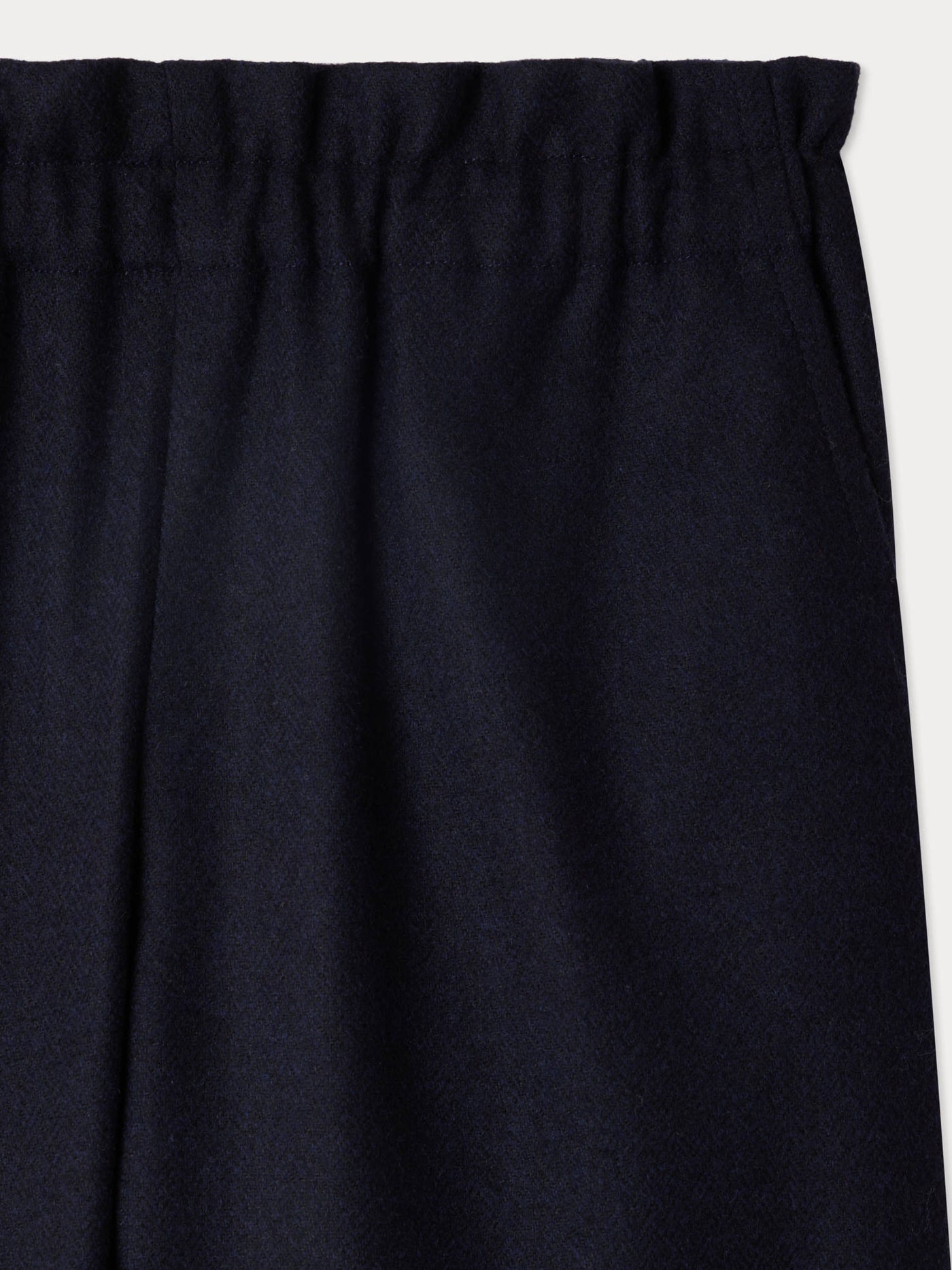 Pantaloni di luglio con elastico in vita e ricamo di ciliegie