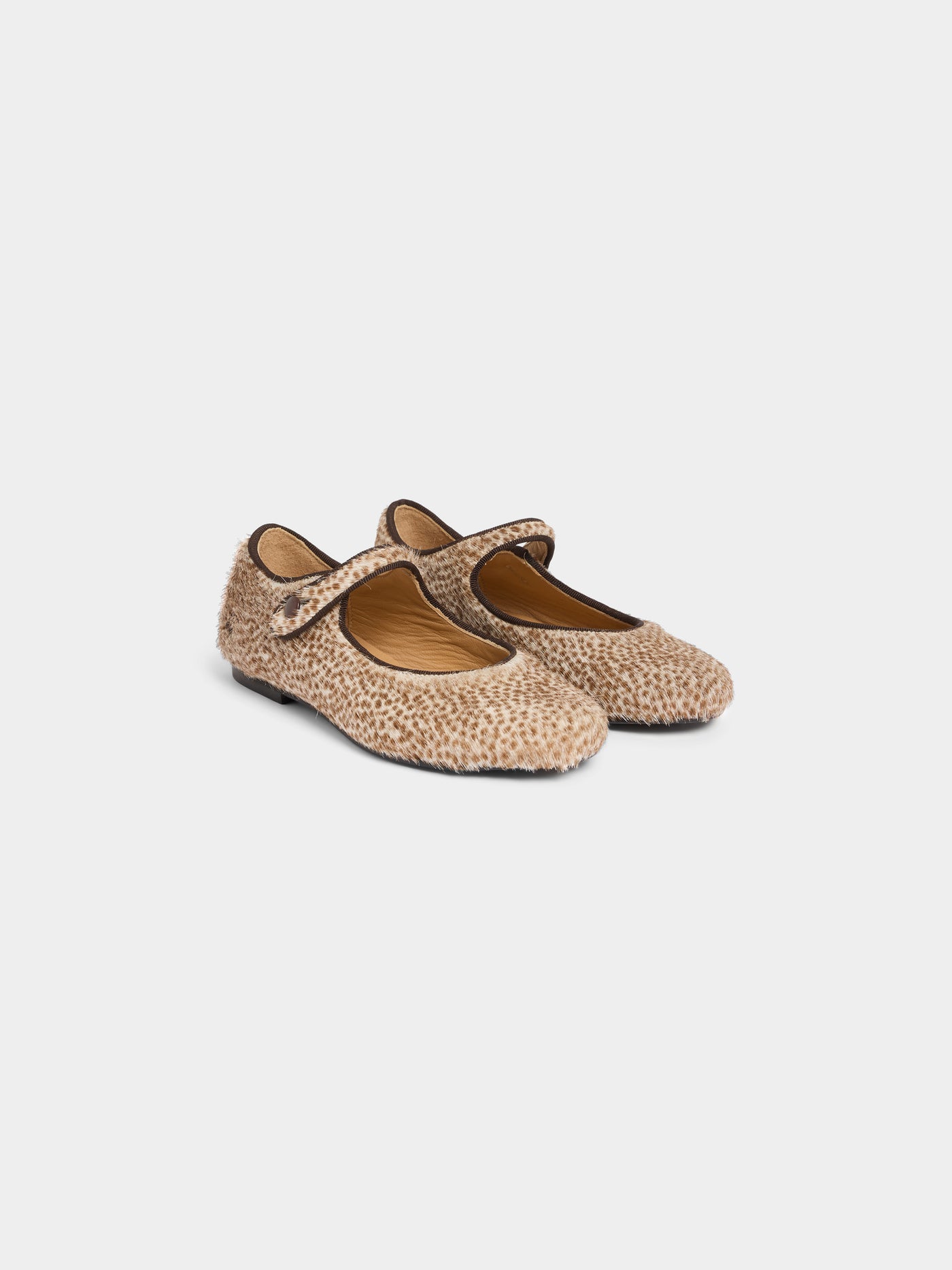 Ella leopard print leather babies