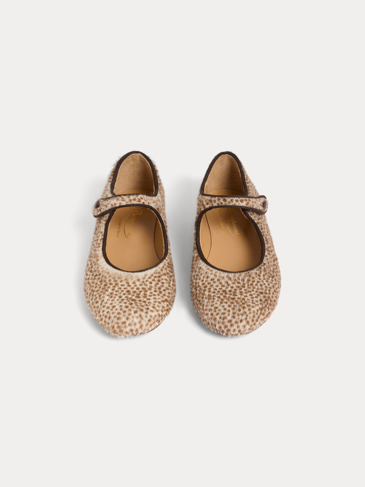 Ella leopard print leather babies