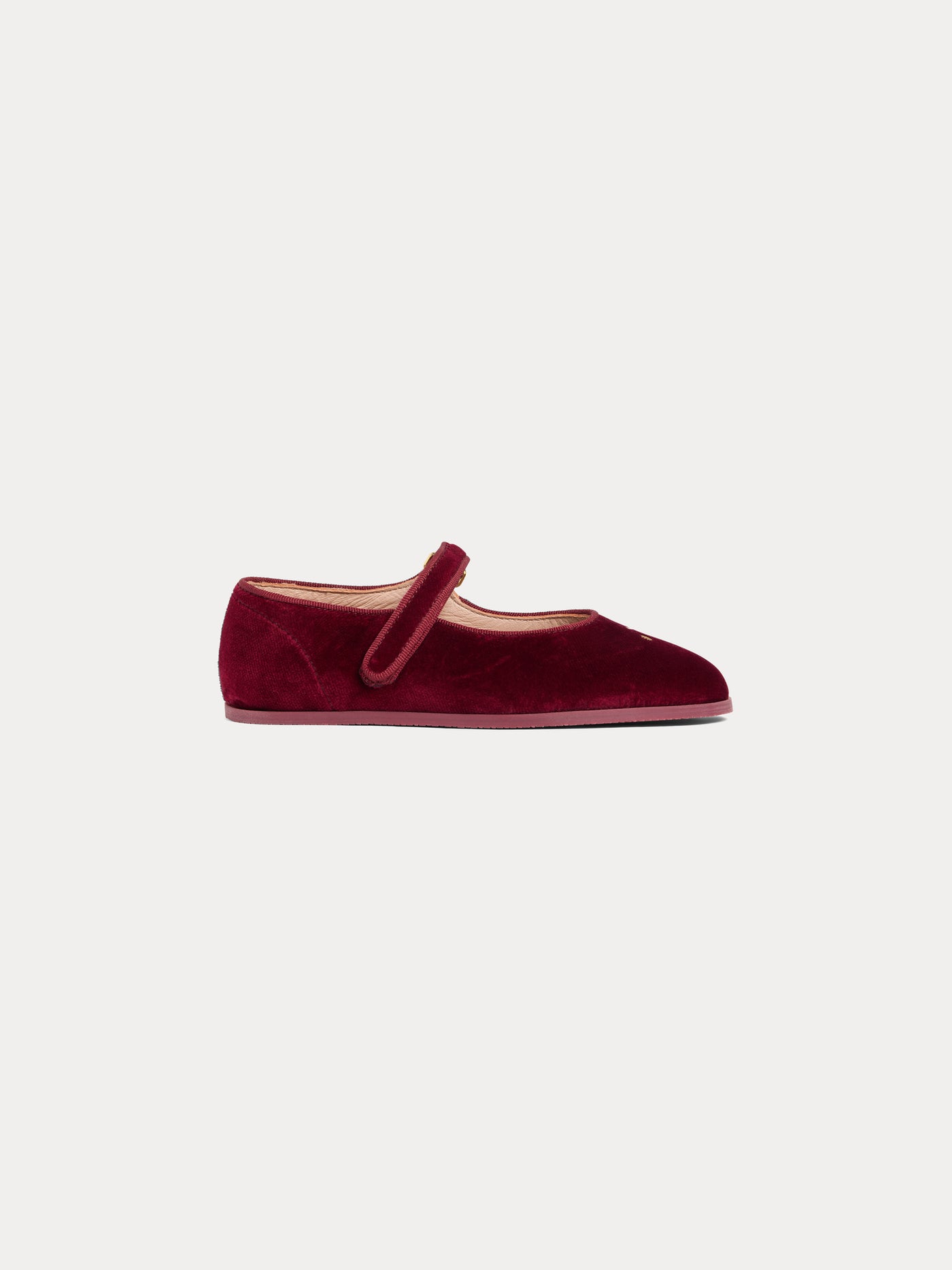 Ellaro embroidered velvet slippers