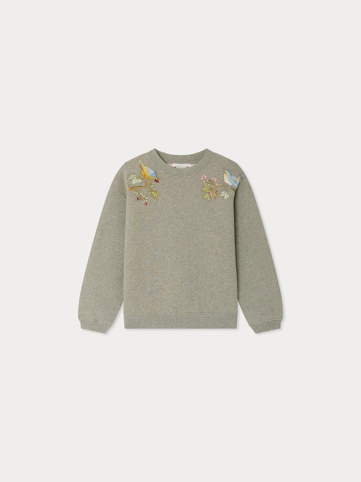 Sweatshirt Tayla mit Vogelstickerei aus Bio-Baumwolle