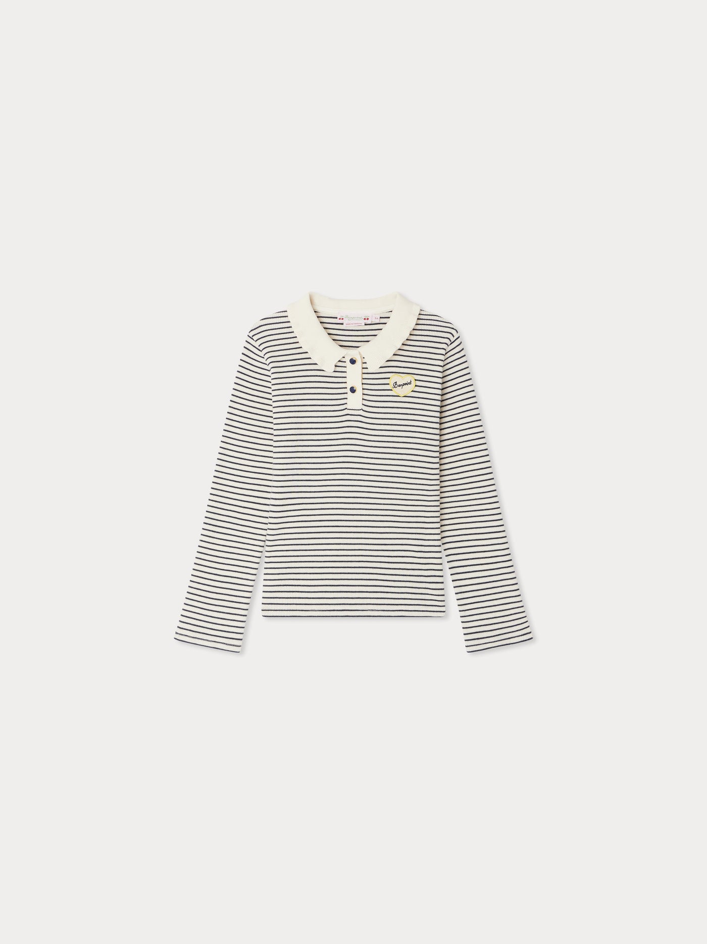 Polo Juanna con colletto in cotone biologico