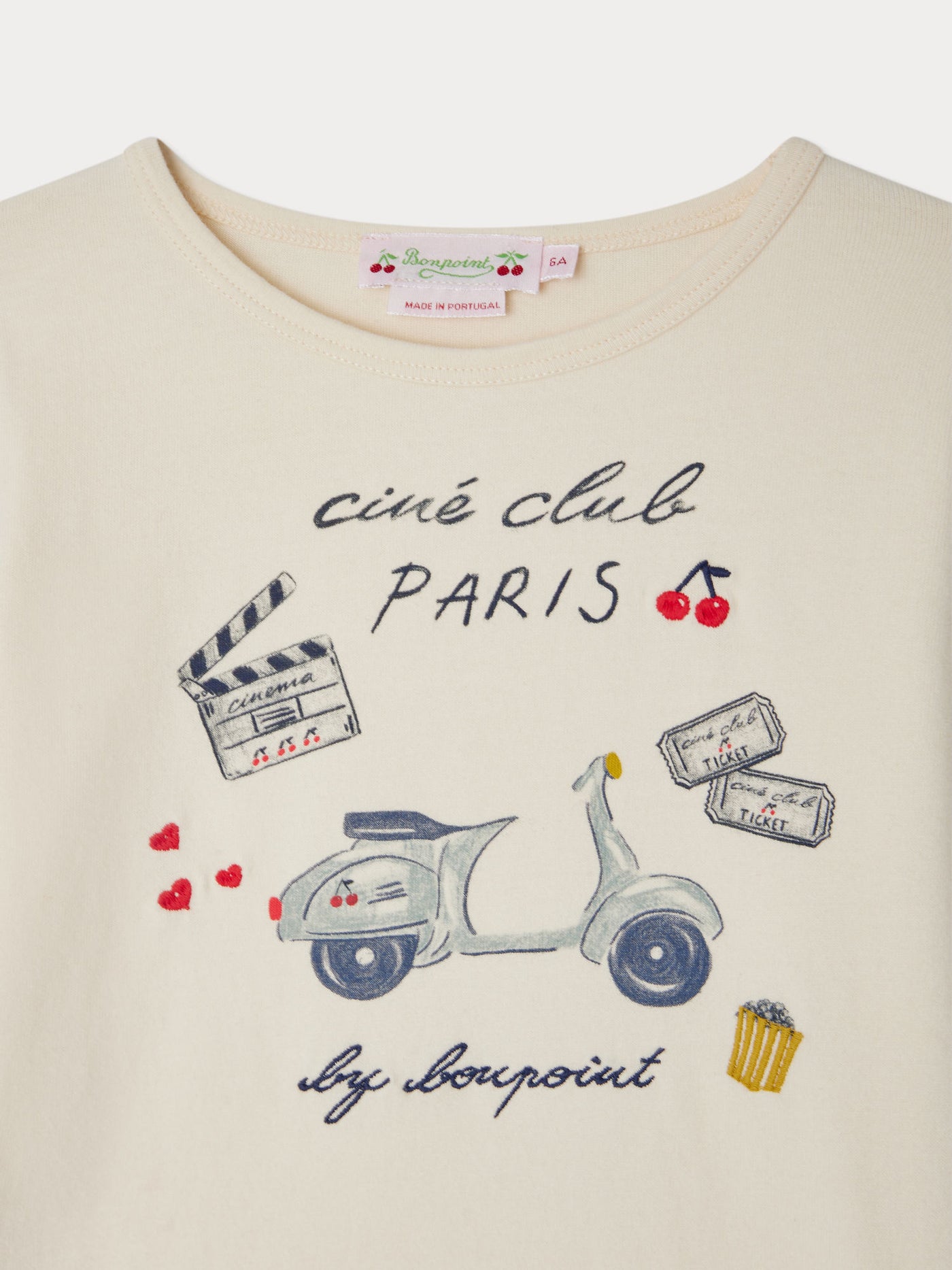 Tidjiane T-shirt with Ciné Club Paris print