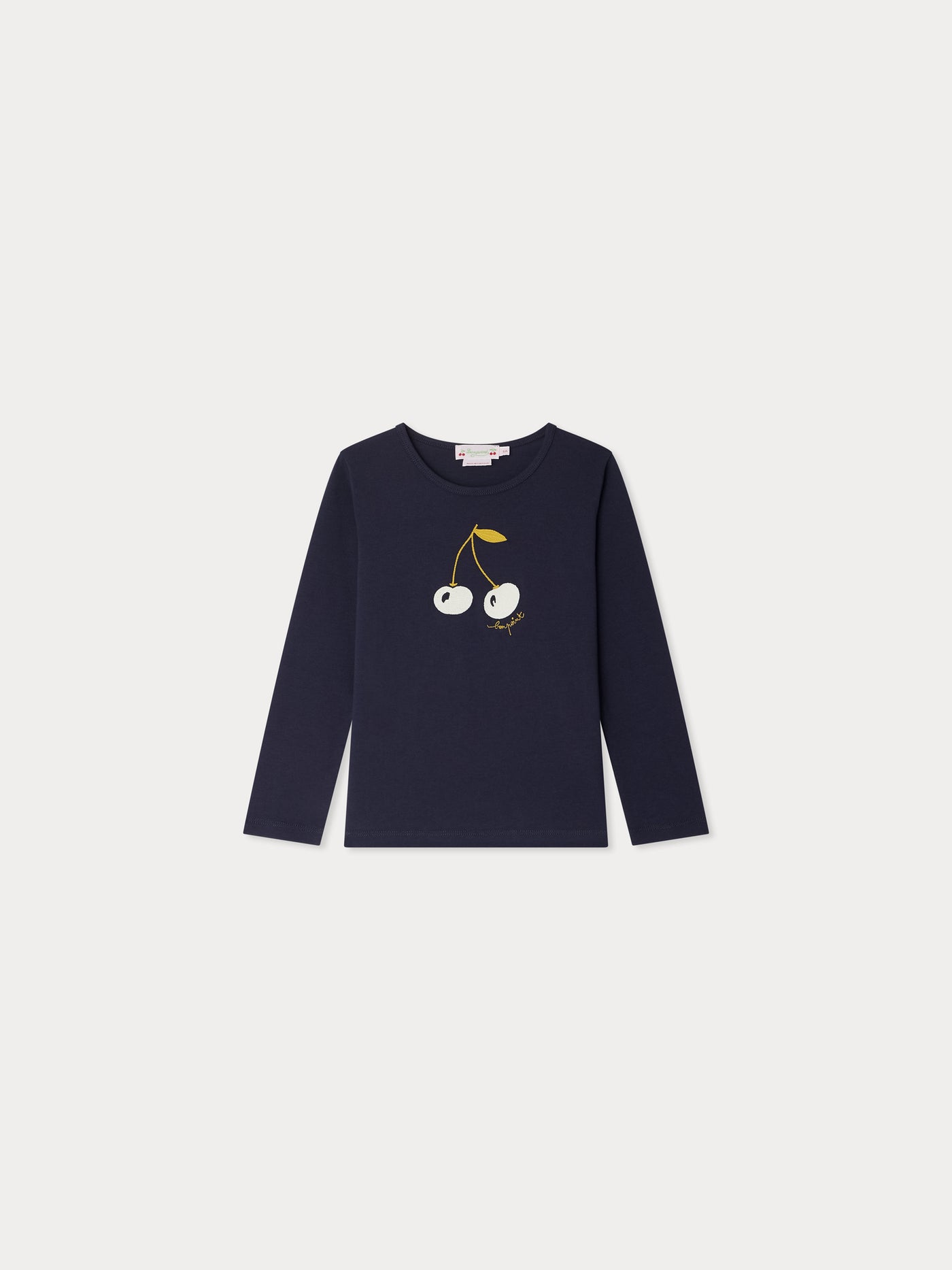 Tidjiane – T-Shirt aus Bio-Baumwolle mit Kirschstickerei