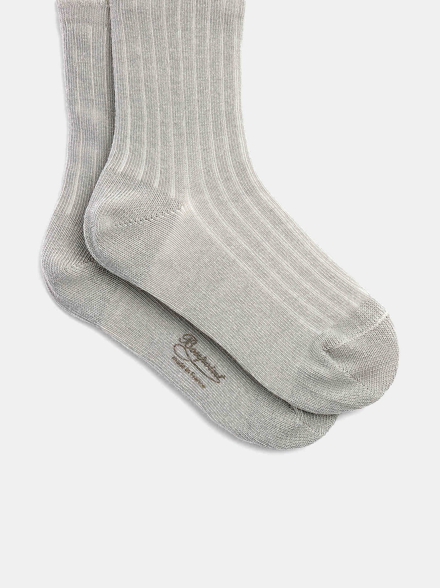 Blaue Baumwollsocken Elvire
