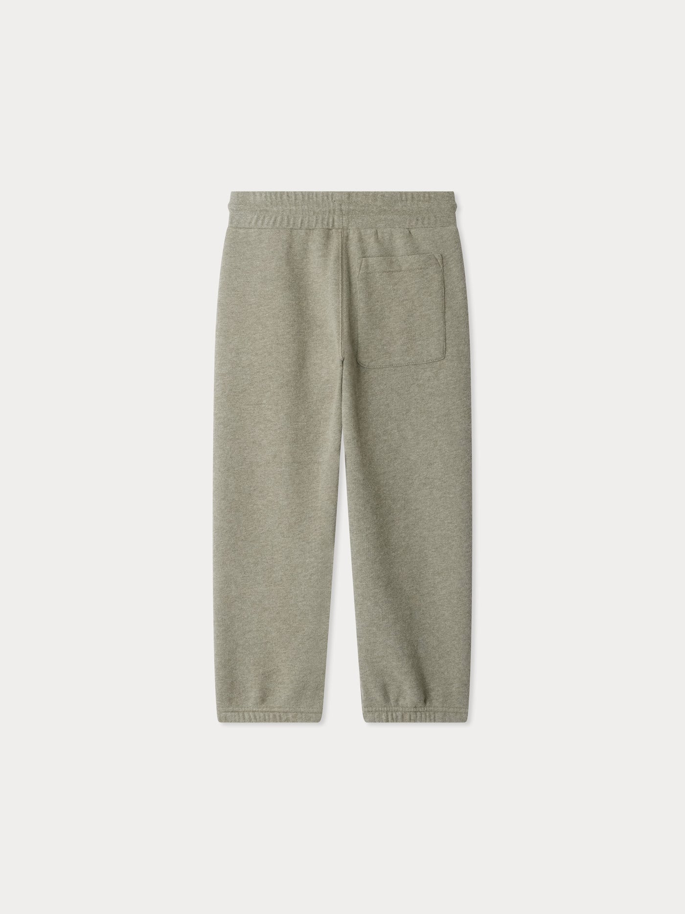 Pantaloni da jogging Tidji con elastico in vita in cotone biologico verde