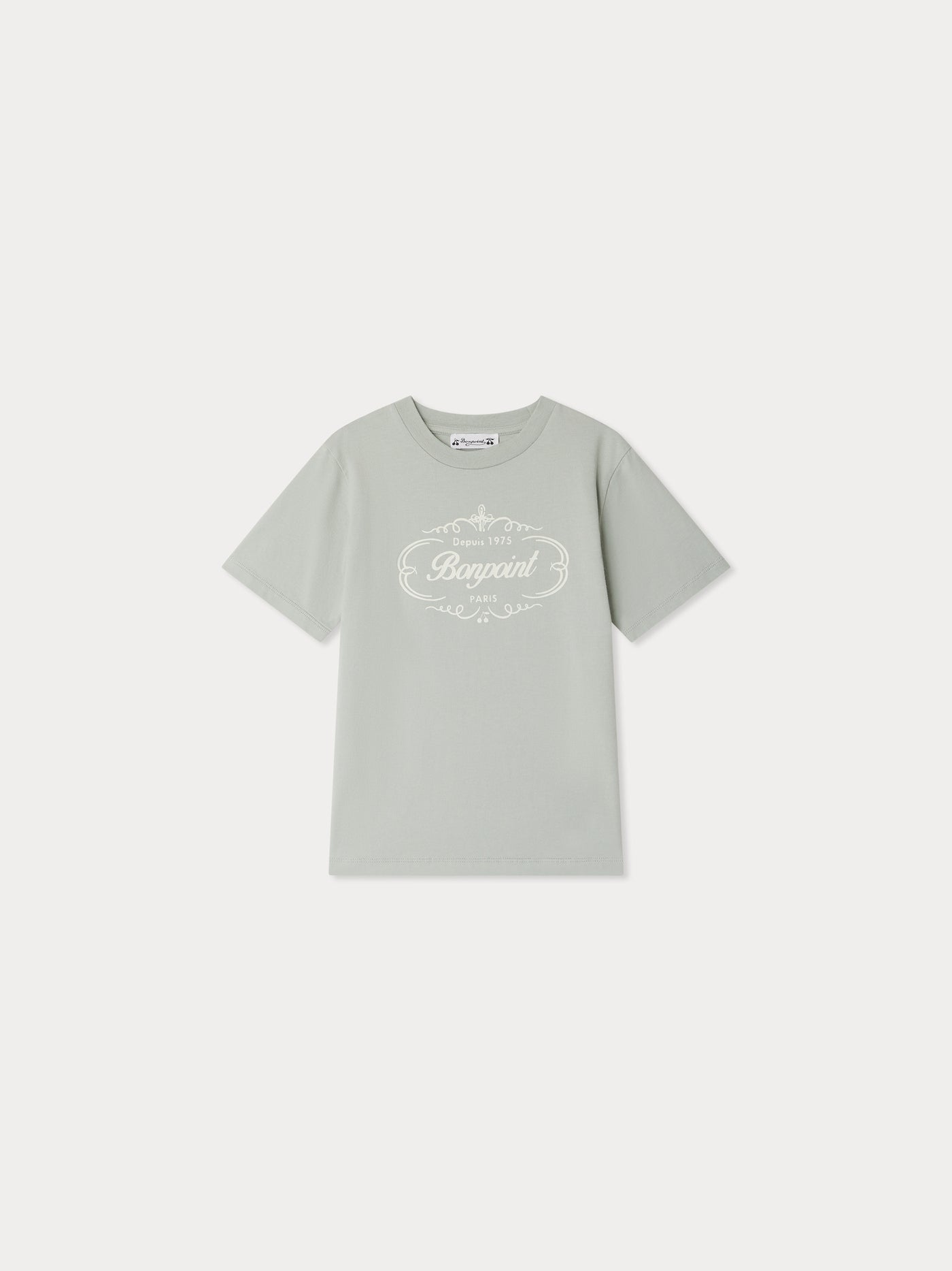 Thibald T-shirt with Heritage logo print in organic cotton
