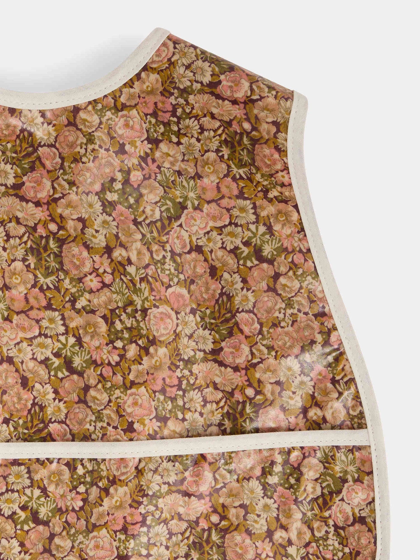 Bavaglino Jlip regolabile in tessuto Liberty in cotone spalmato