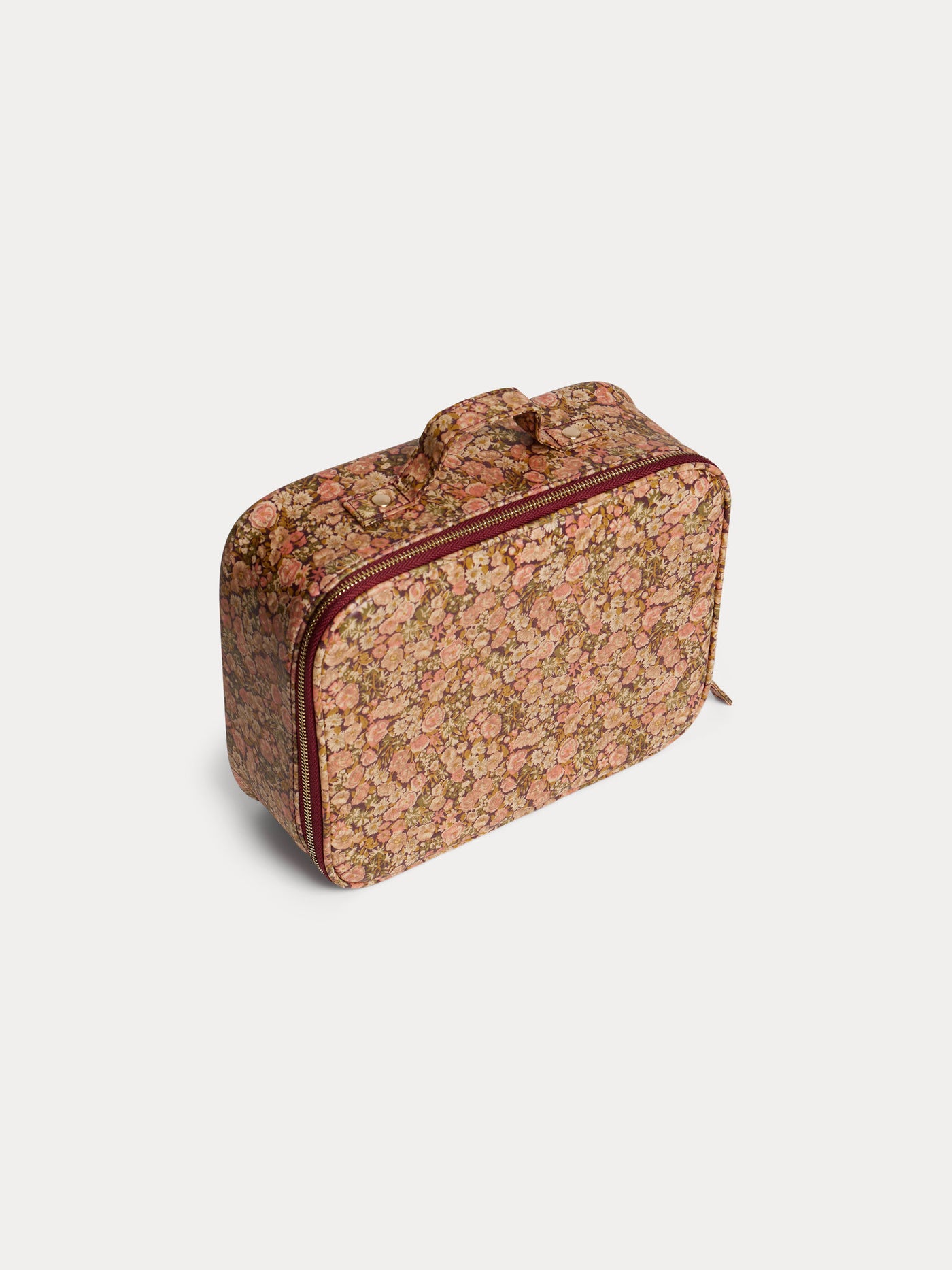 Liberty fabric suitcase in coated cotton