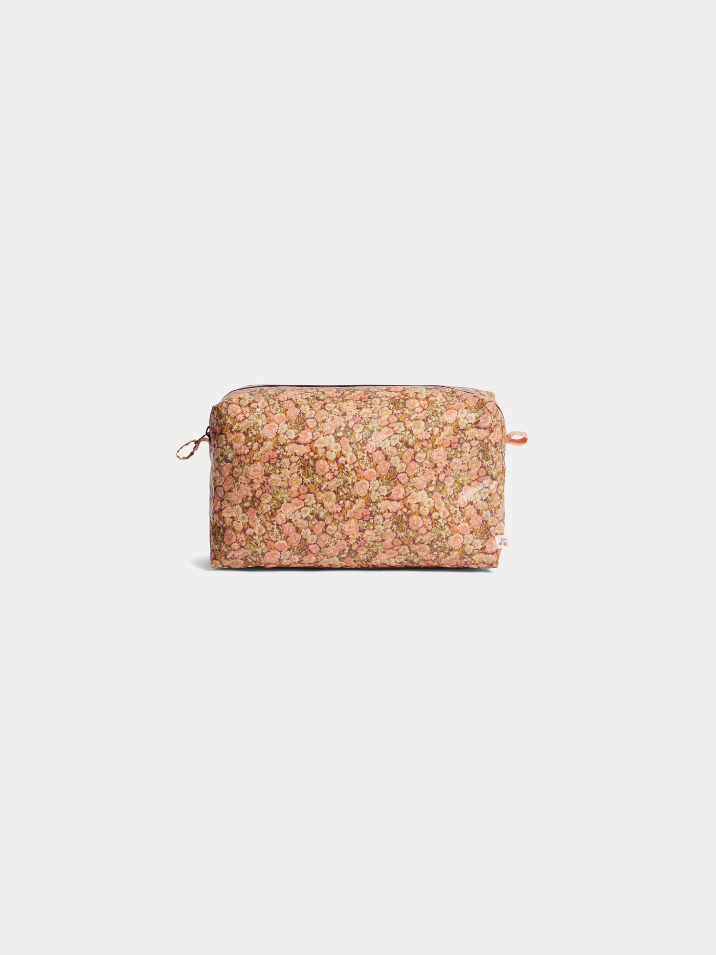 Astuccio trapuntato in tessuto Liberty in cotone spalmato