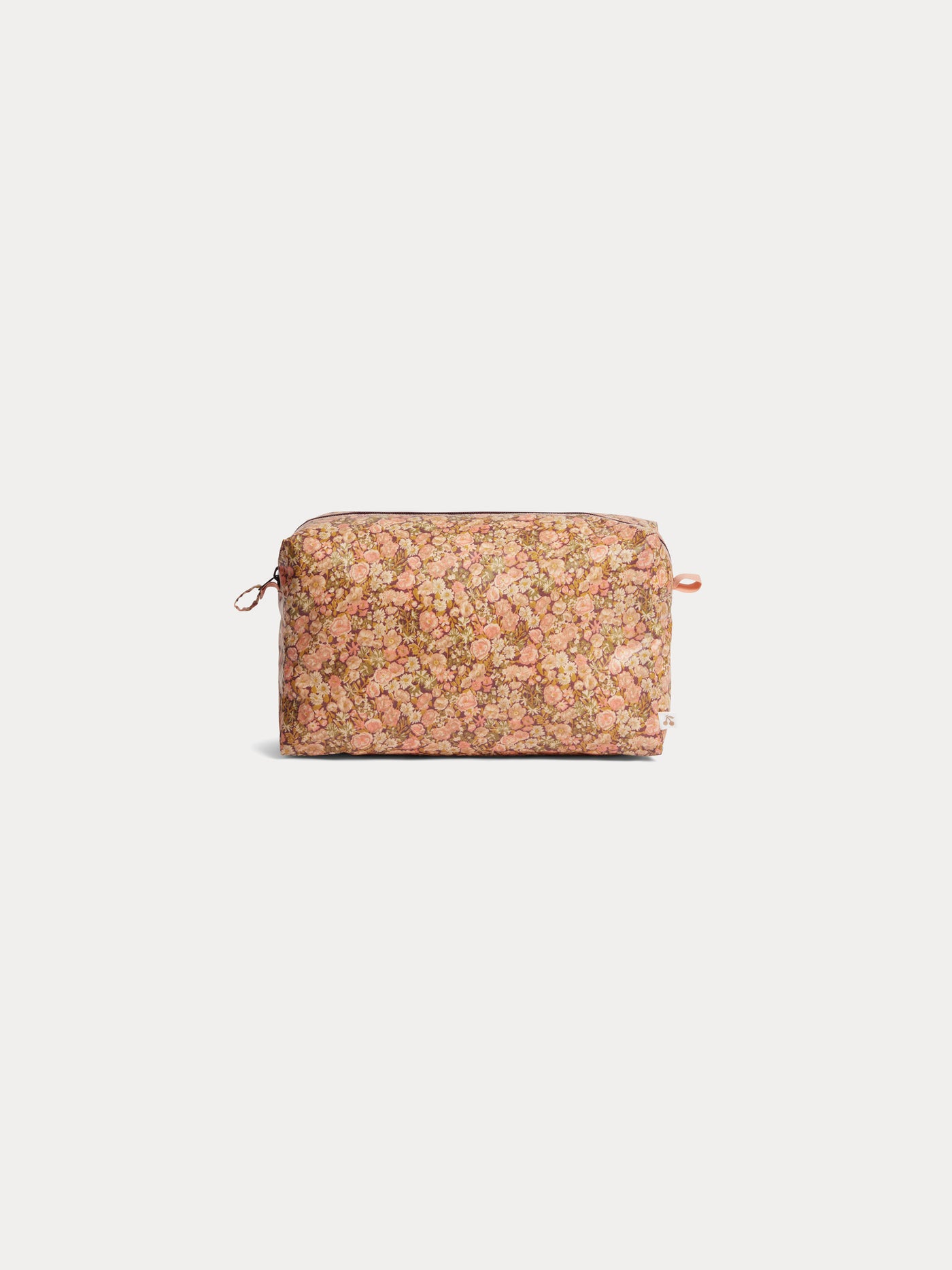 Astuccio trapuntato in tessuto Liberty in cotone spalmato