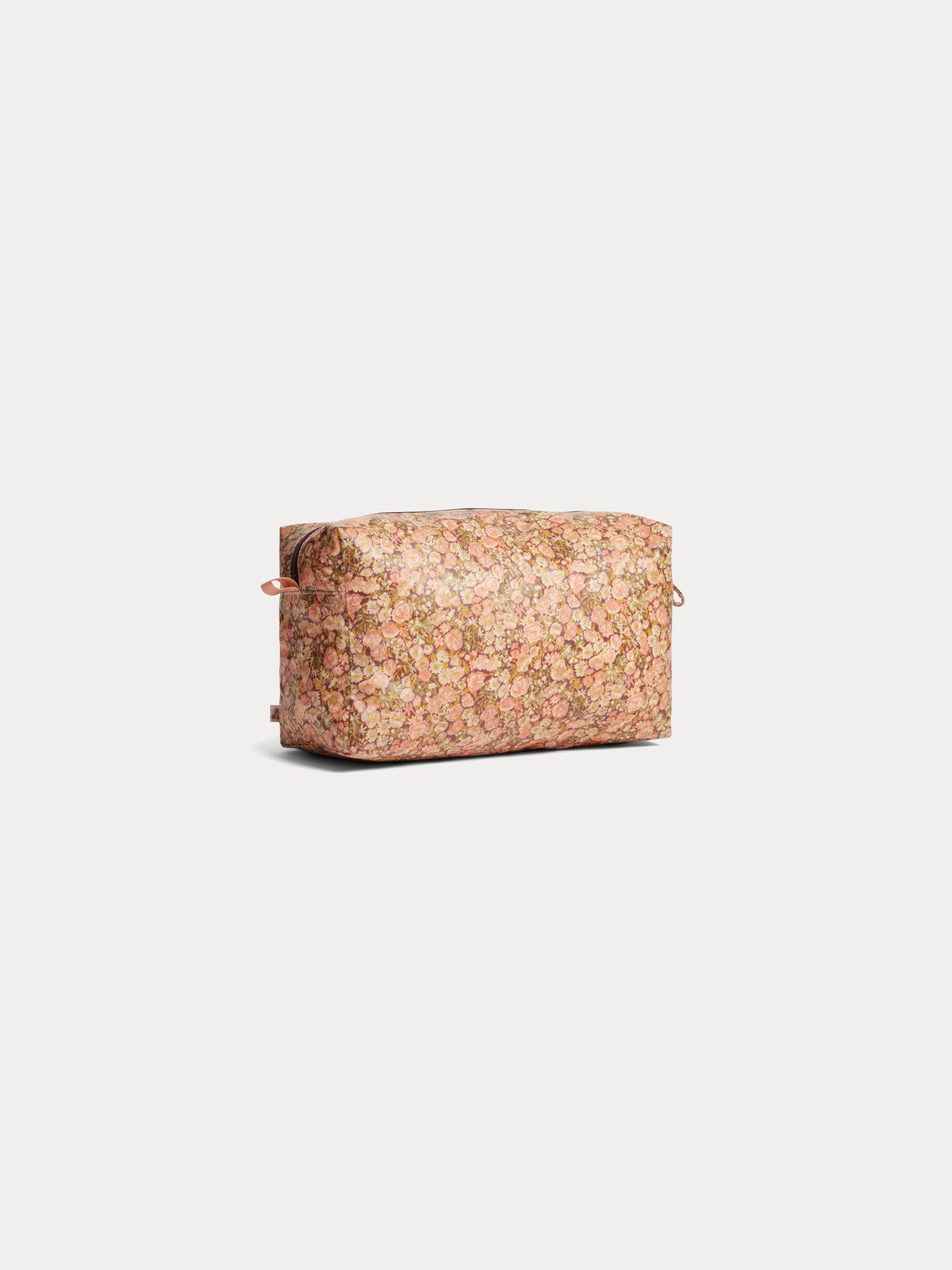 Astuccio trapuntato in tessuto Liberty in cotone spalmato
