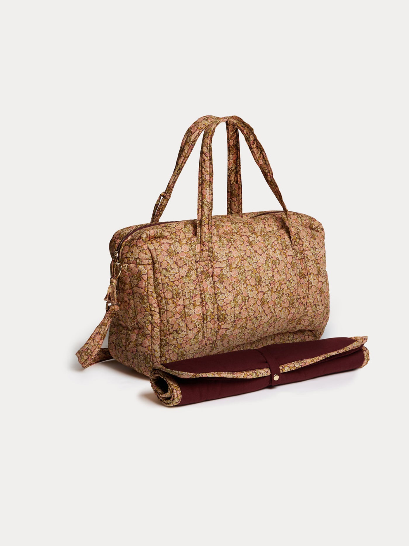 Sac à langer Piou matelassé en tissu Liberty