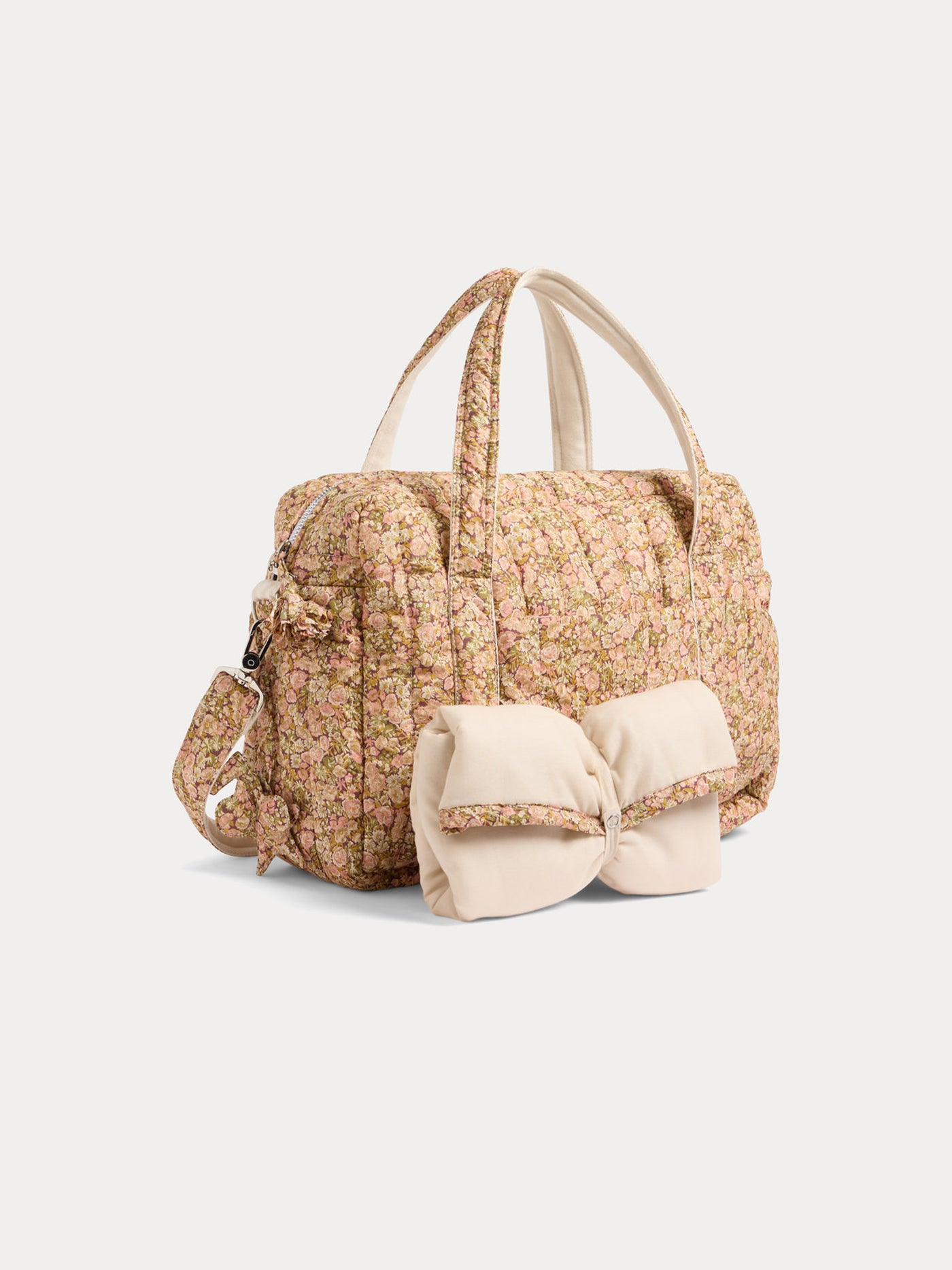 Sac à langer Piou matelassé en tissu Liberty