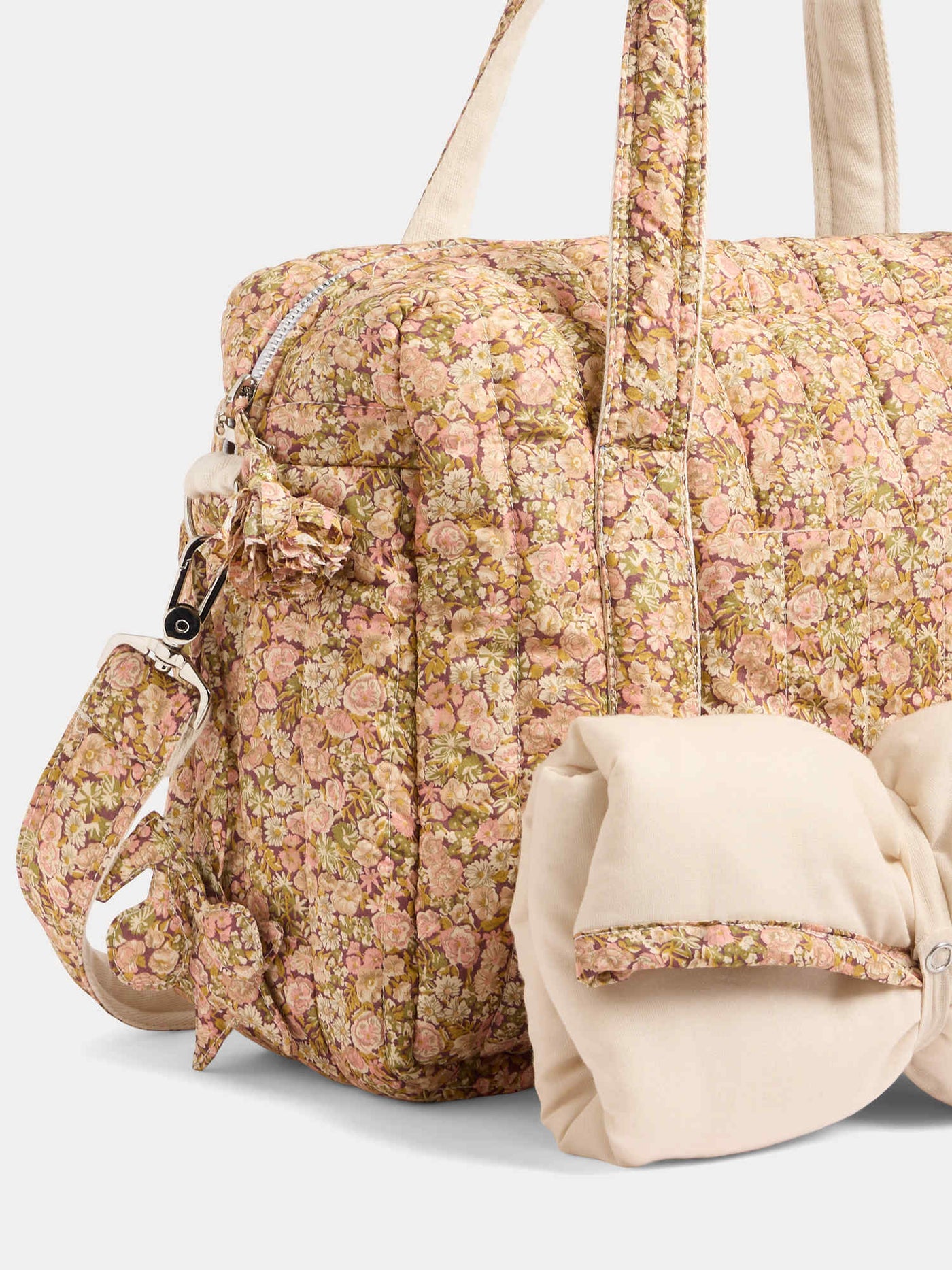 Sac à langer Piou matelassé en tissu Liberty