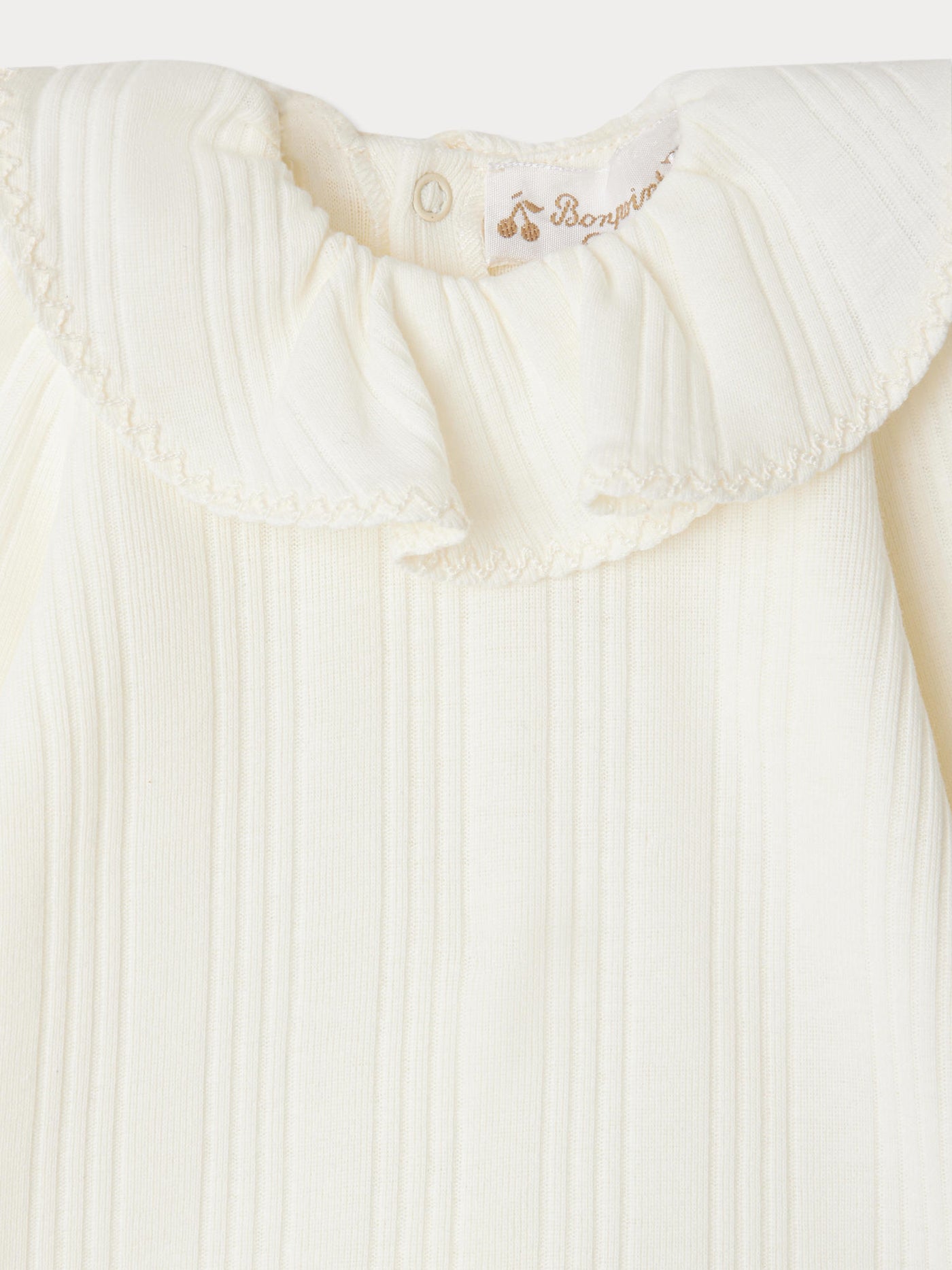 Jelsia set with collar and flat ribbing in organic cotton