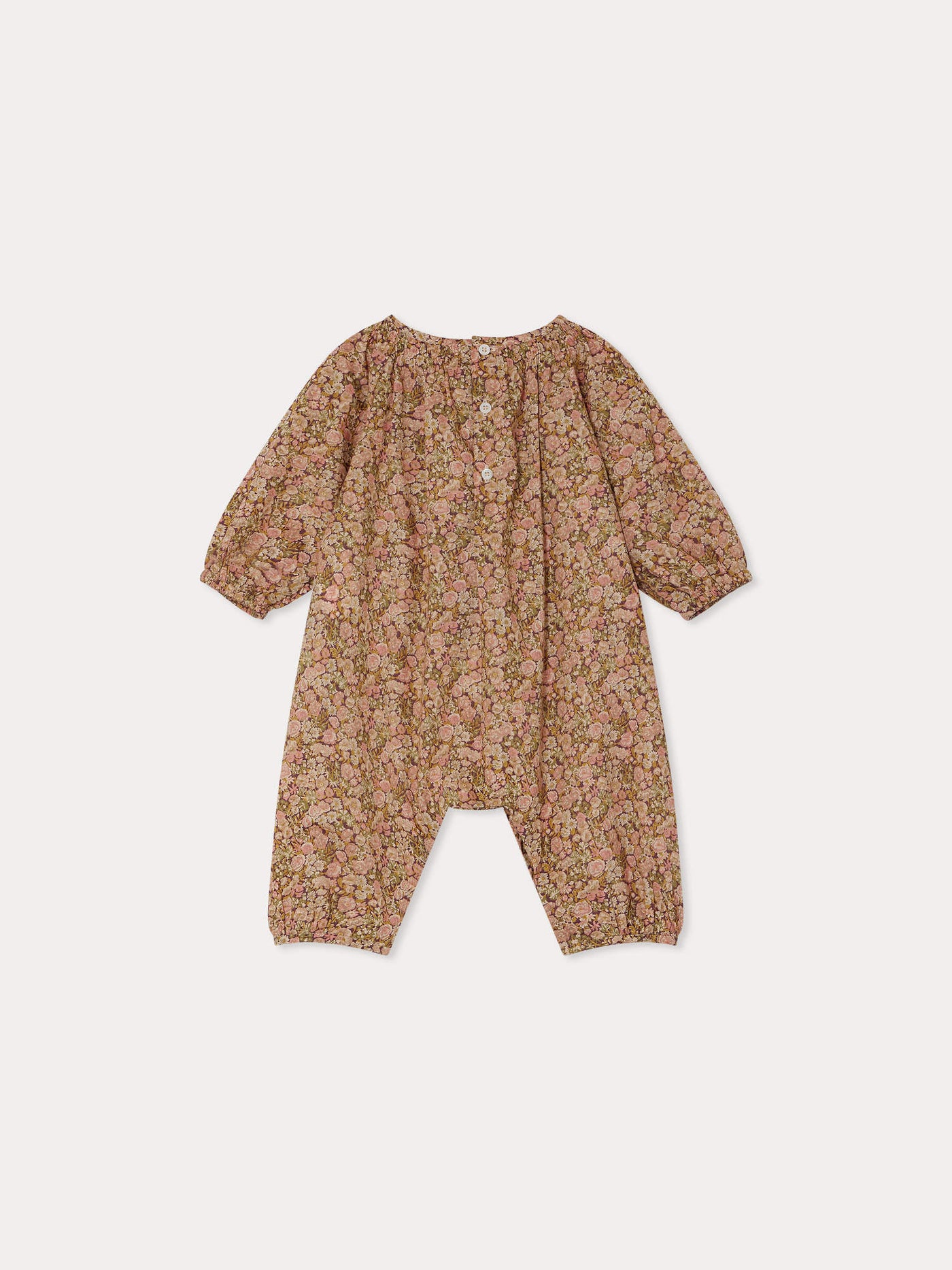 Jia gesmokter Jumpsuit aus Liberty-Stoff aus Bio-Baumwolle