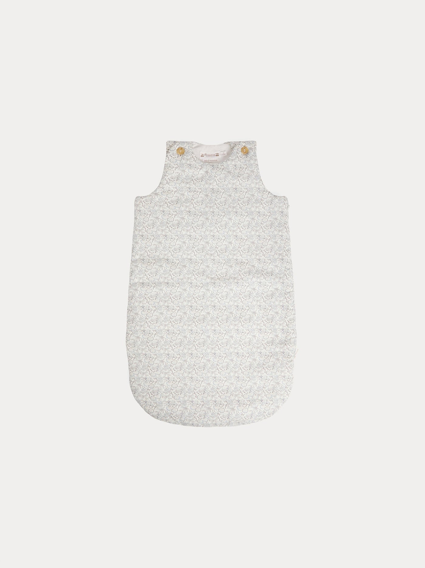 Joujou printed sleeping bag with zip in organic cotton