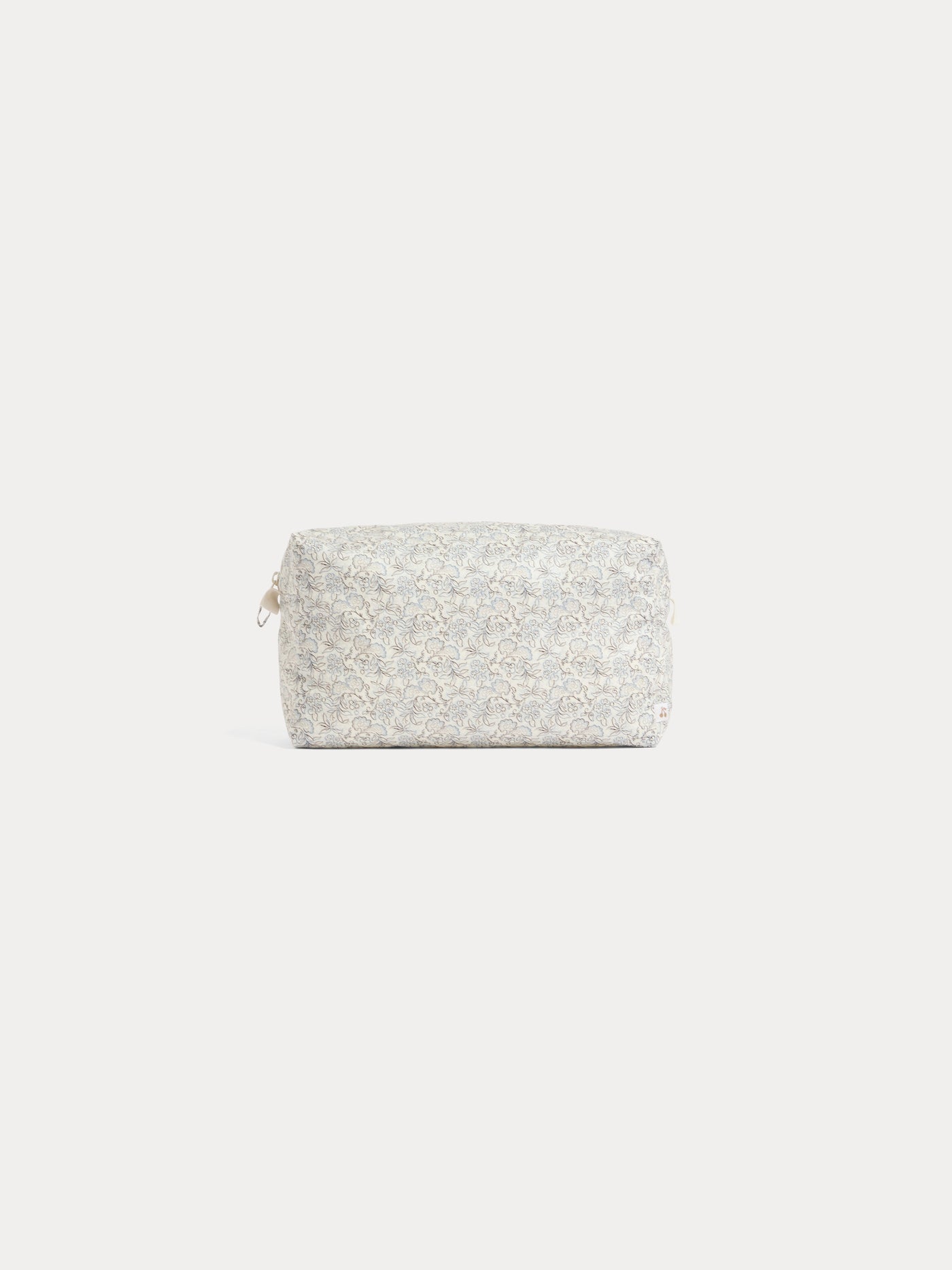 Trousse matellassée en coton enduit imprimé