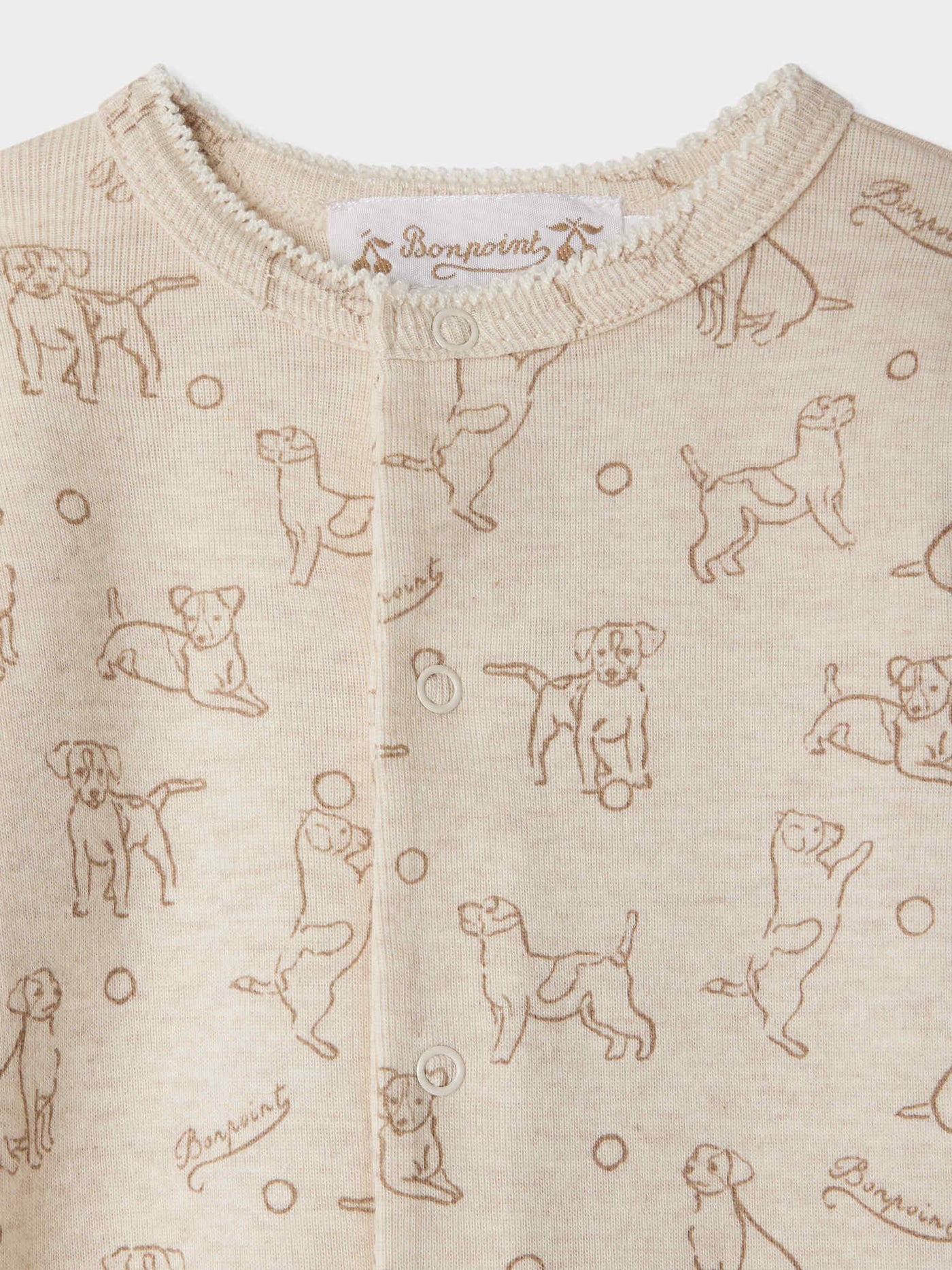 Golco Organic Cotton Dog Print Pajamas