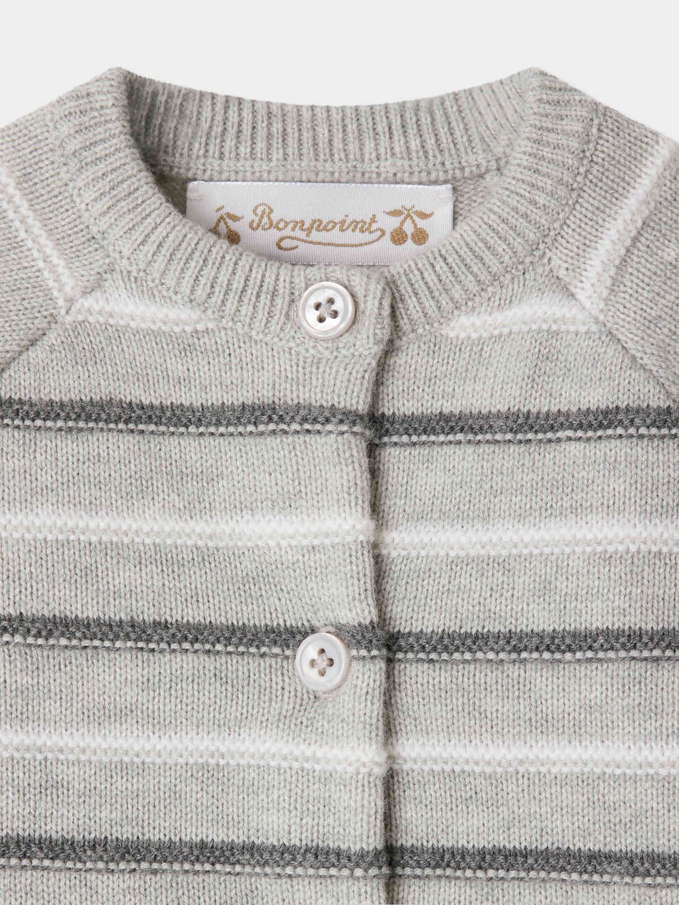 Ensemble mixte Justio rayé gris