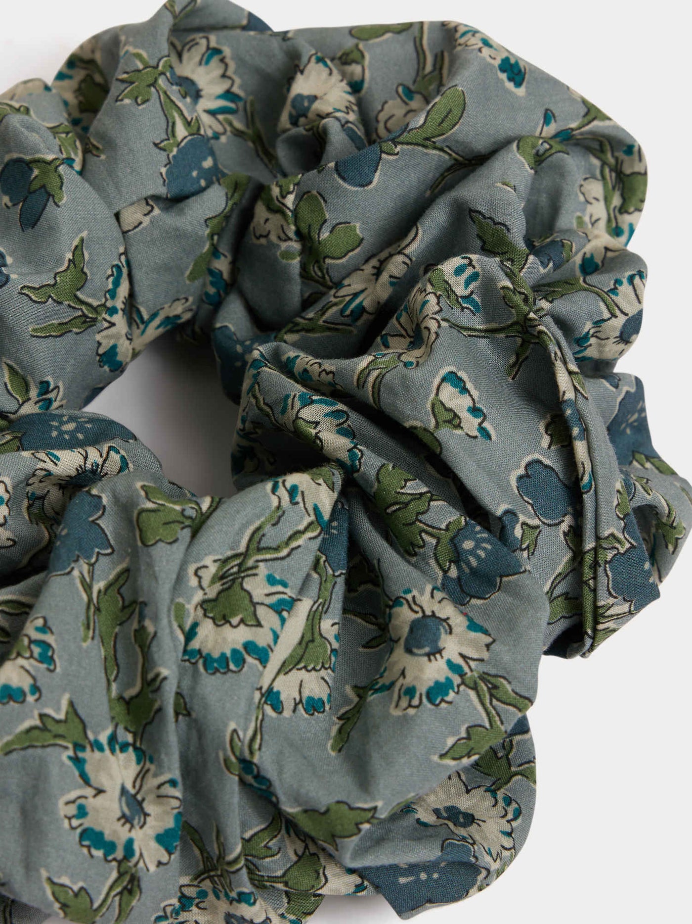 Chouchou Journey en tissu Liberty bleu en coton biologique 