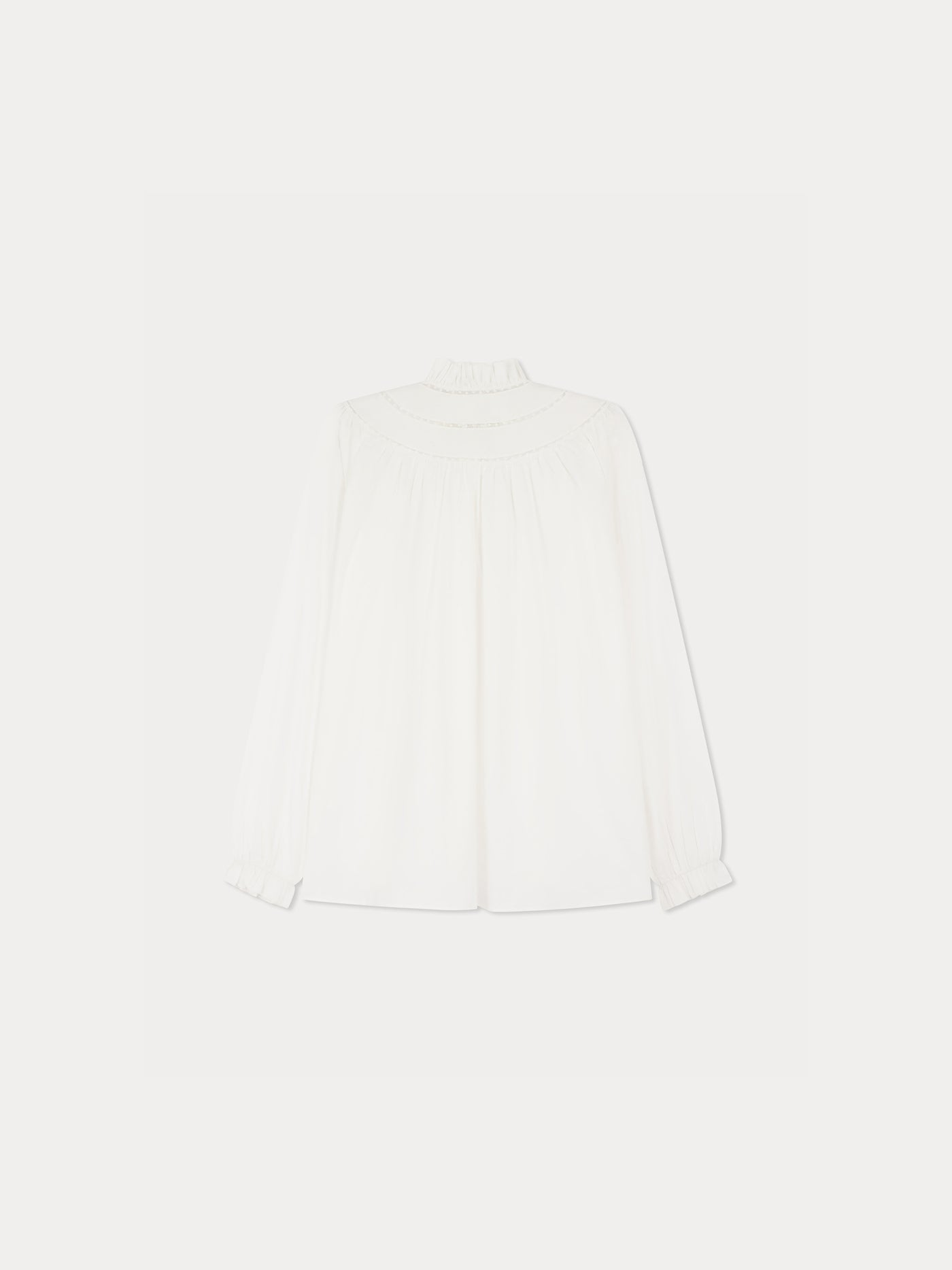 Blusa in pizzo di cotone biologico Jaimara