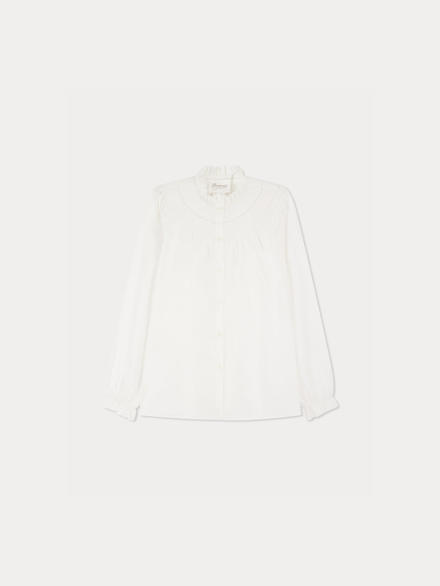 Blusa in pizzo di cotone biologico Jaimara