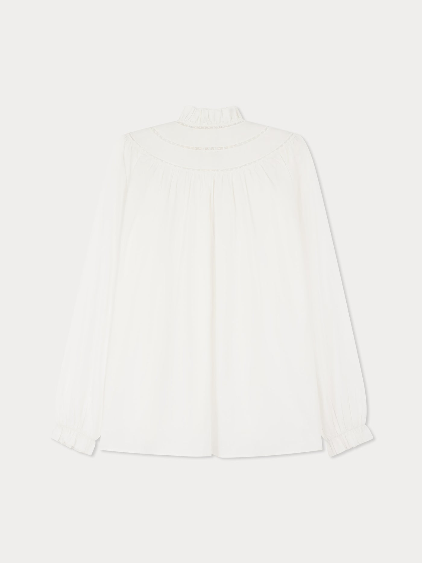 Jaimara organic cotton lace blouse