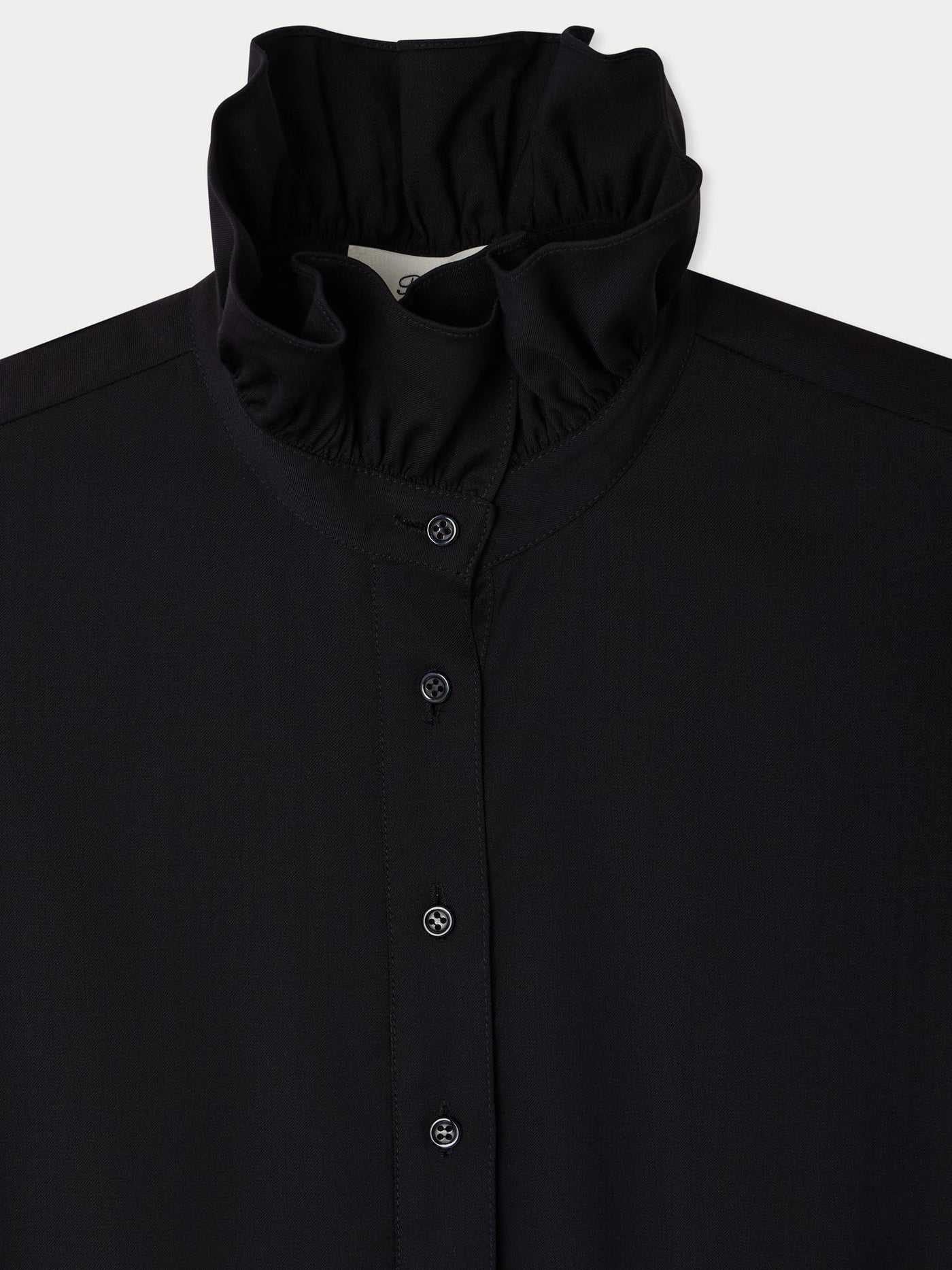 Abito Joie con colletto in lana arricciato