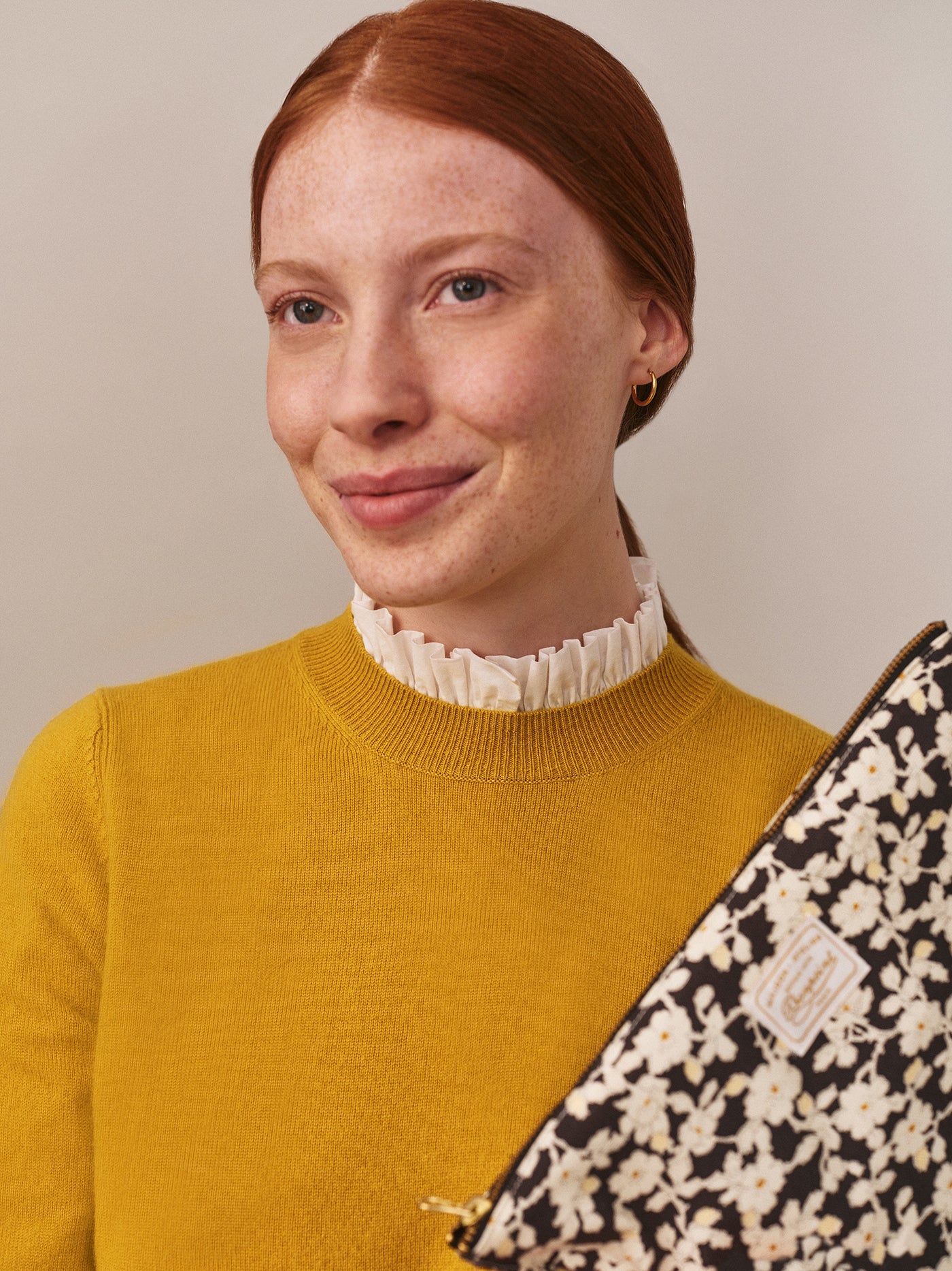 Maglione girocollo in lana e cashmere Clyde