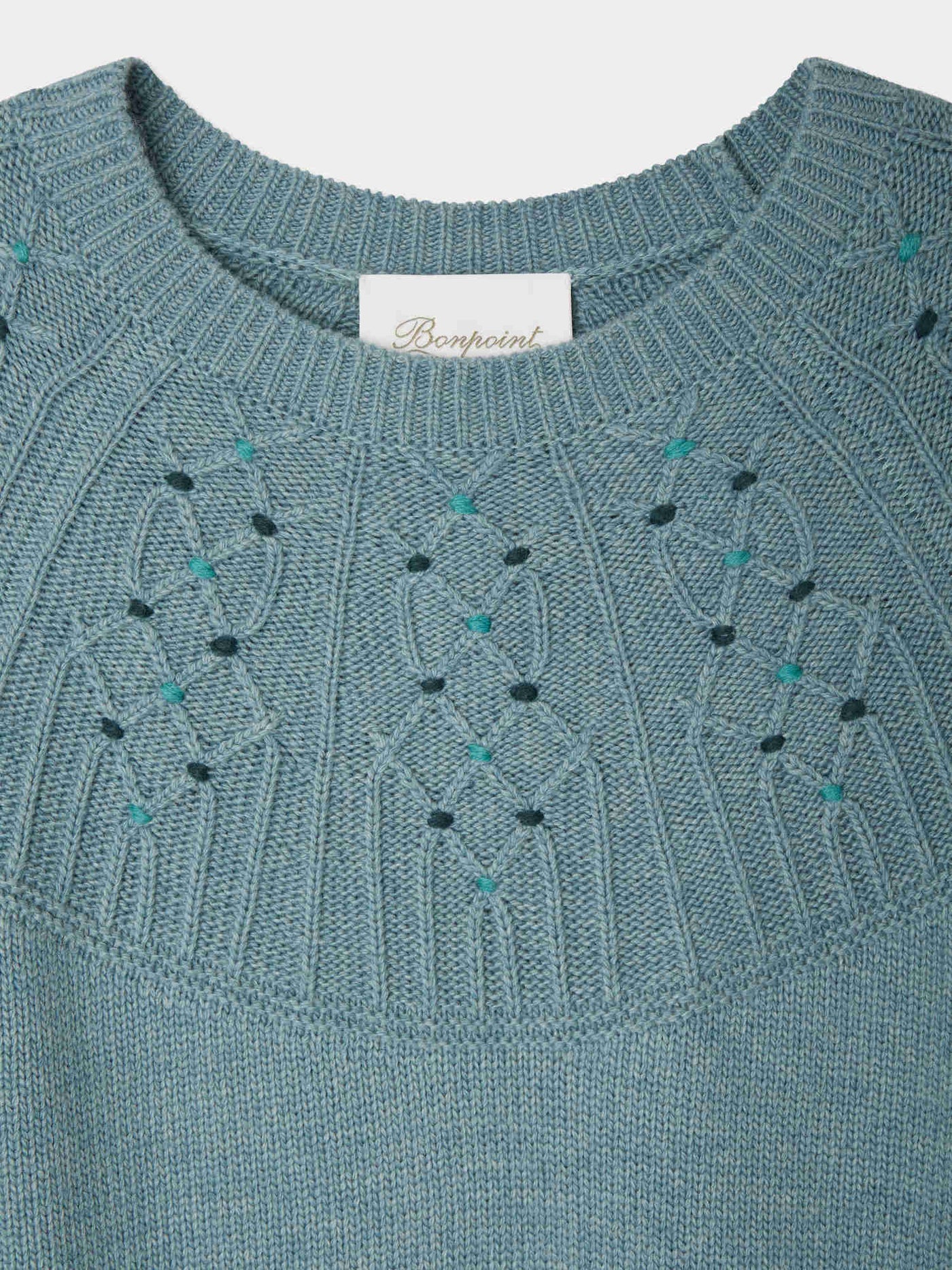 Pull Jolia à torsades au col 