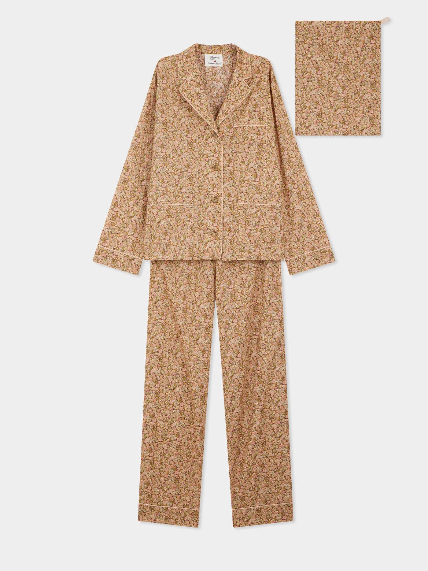 Gesegneter zweiteiliger Pyjama aus Liberty-Stoff aus Bio-Baumwolle