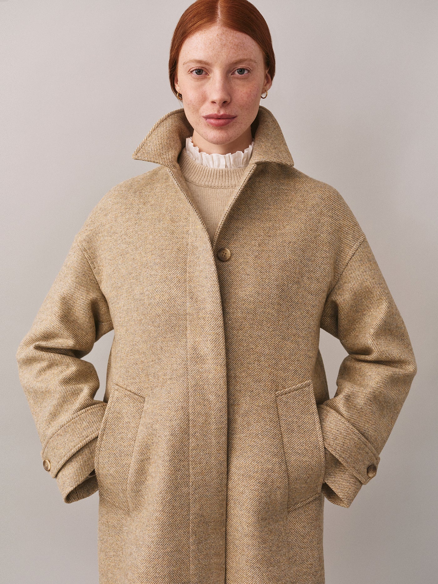 Cappotto di lana Justina