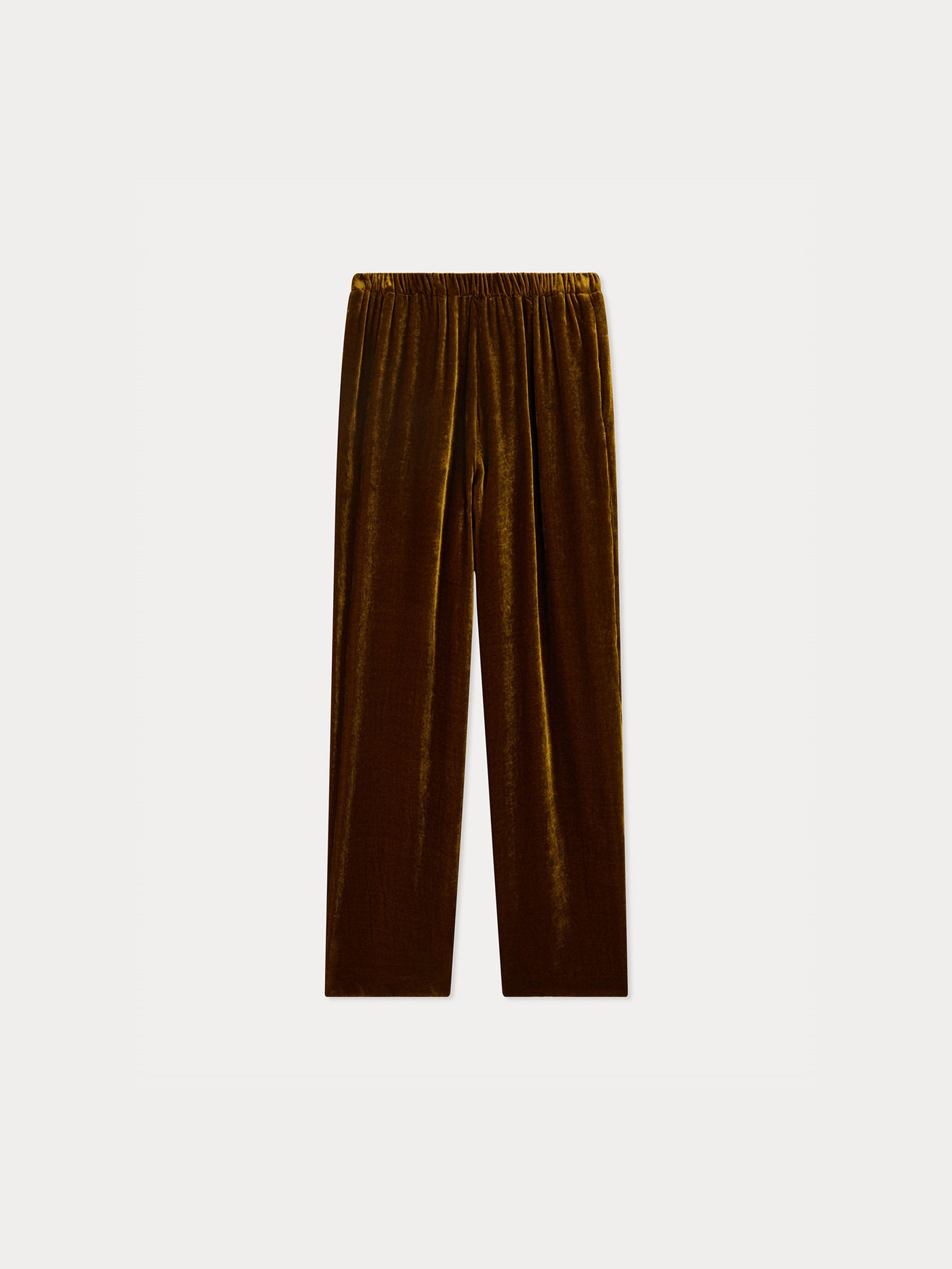 Jamais pantaloni di velluto di seta