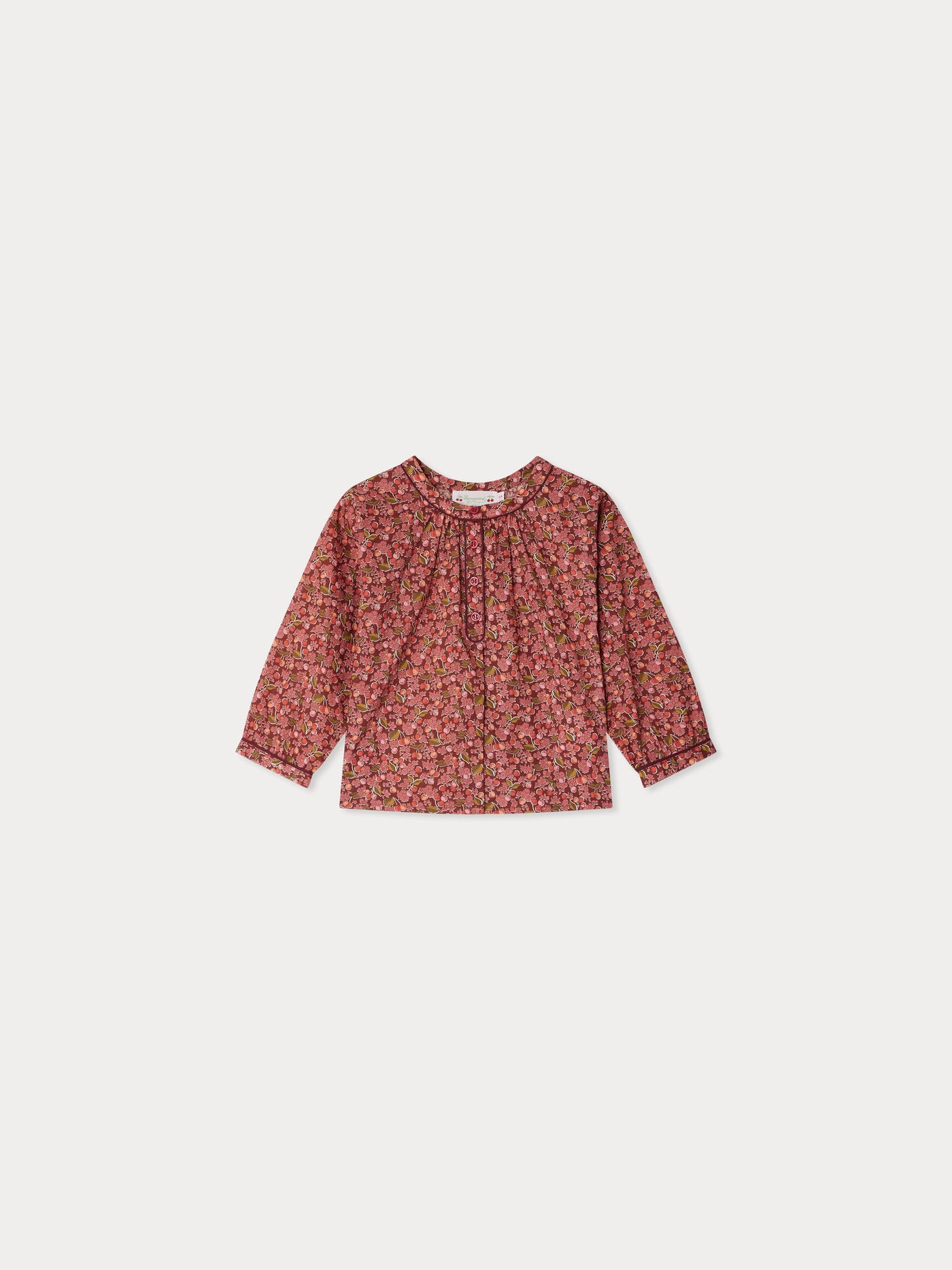 Blusa Saxo in tessuto Liberty in cotone biologico