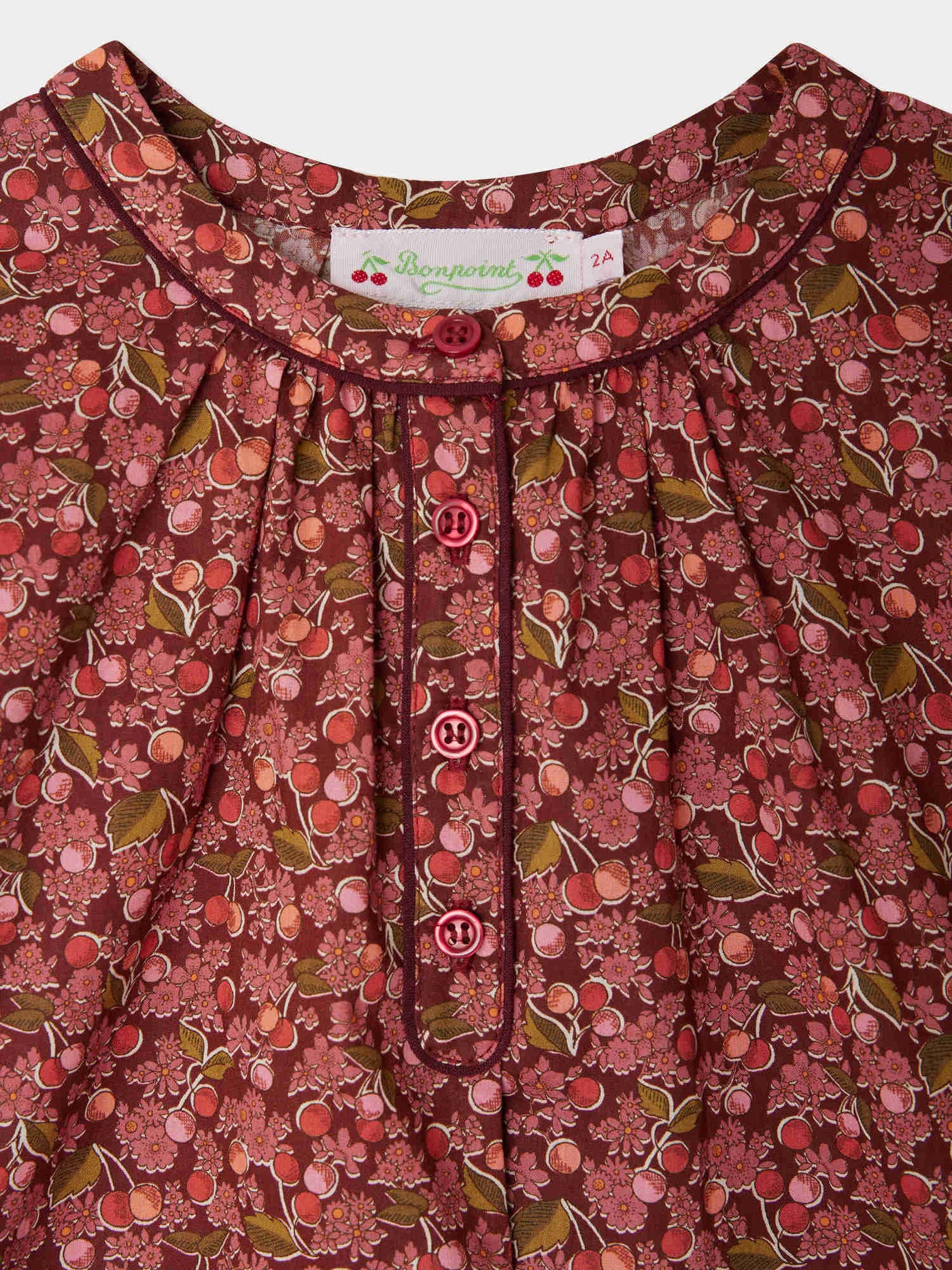 Blusa Saxo in tessuto Liberty in cotone biologico