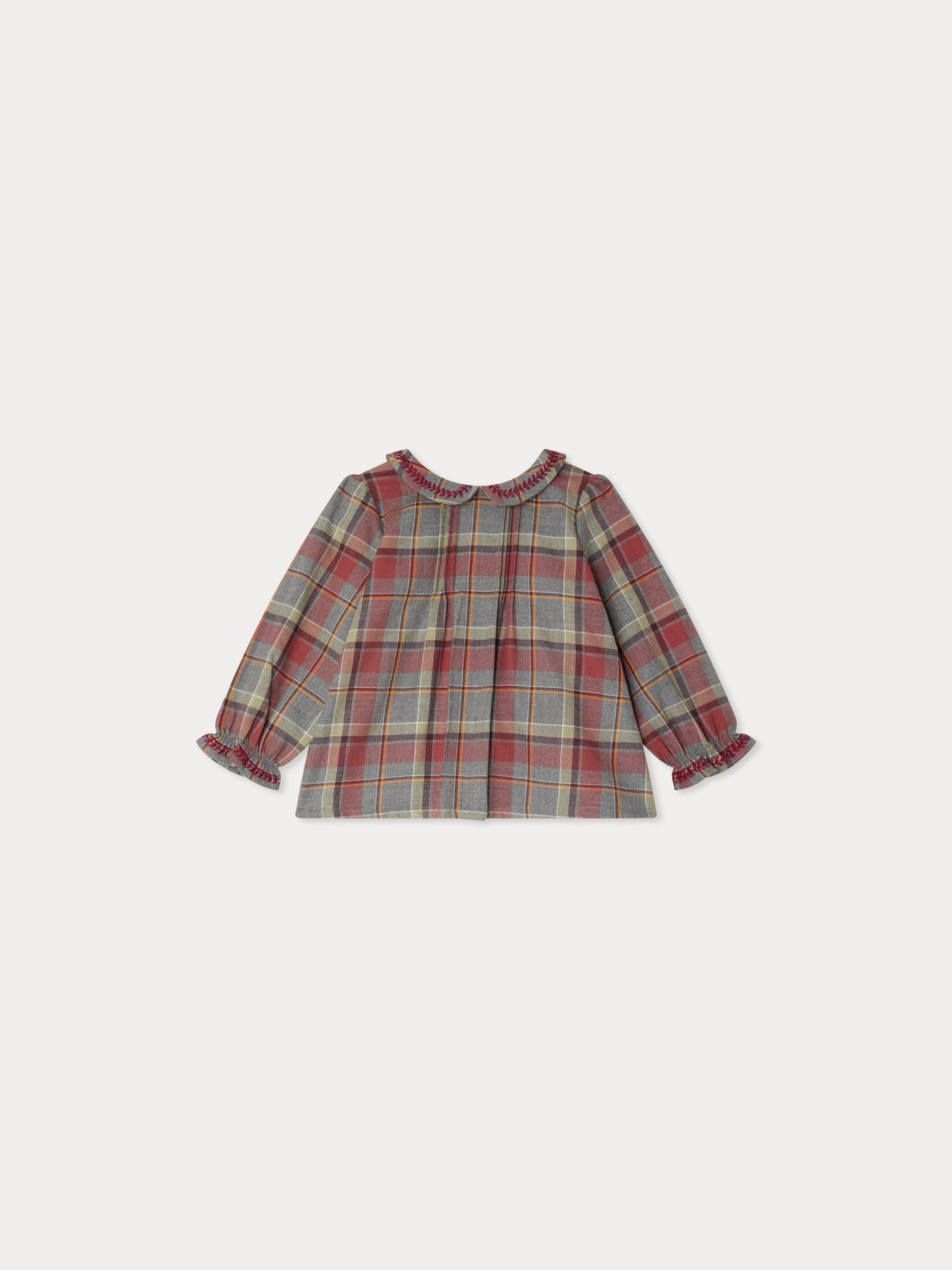Blusa Tivoli con colletto ricamato