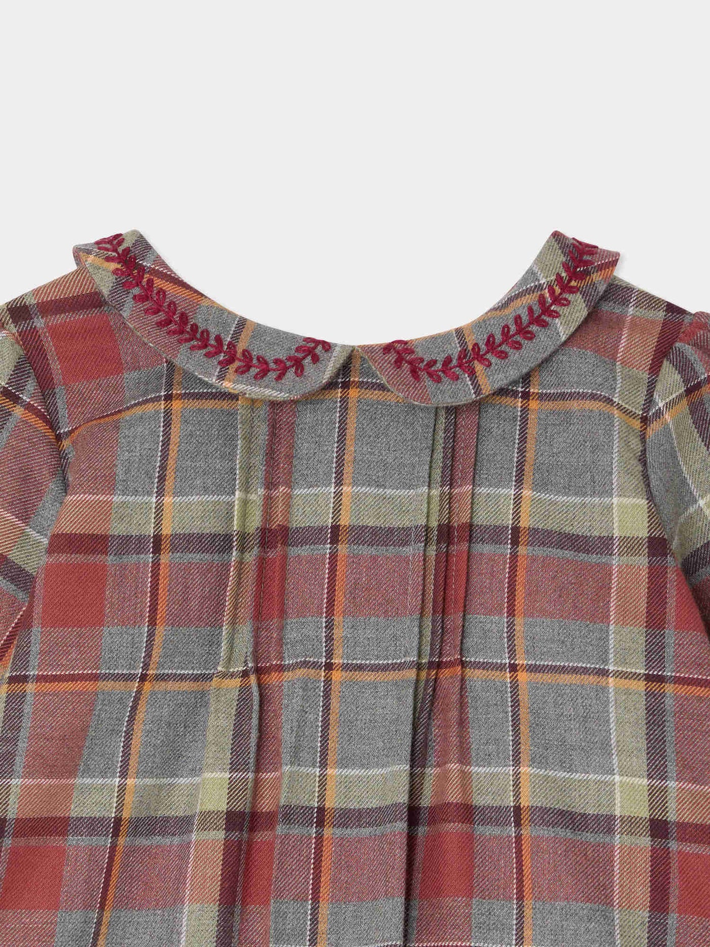 Blusa Tivoli con colletto ricamato