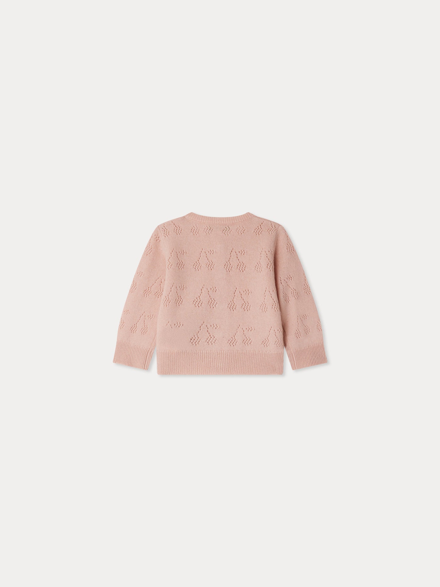 Cardigan Gwenoli en cachemire rose