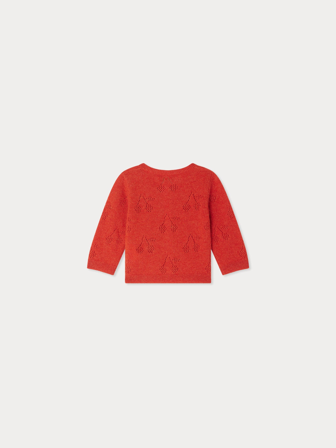 Tibile Kaschmir-Cardigan mit Kirschmuster