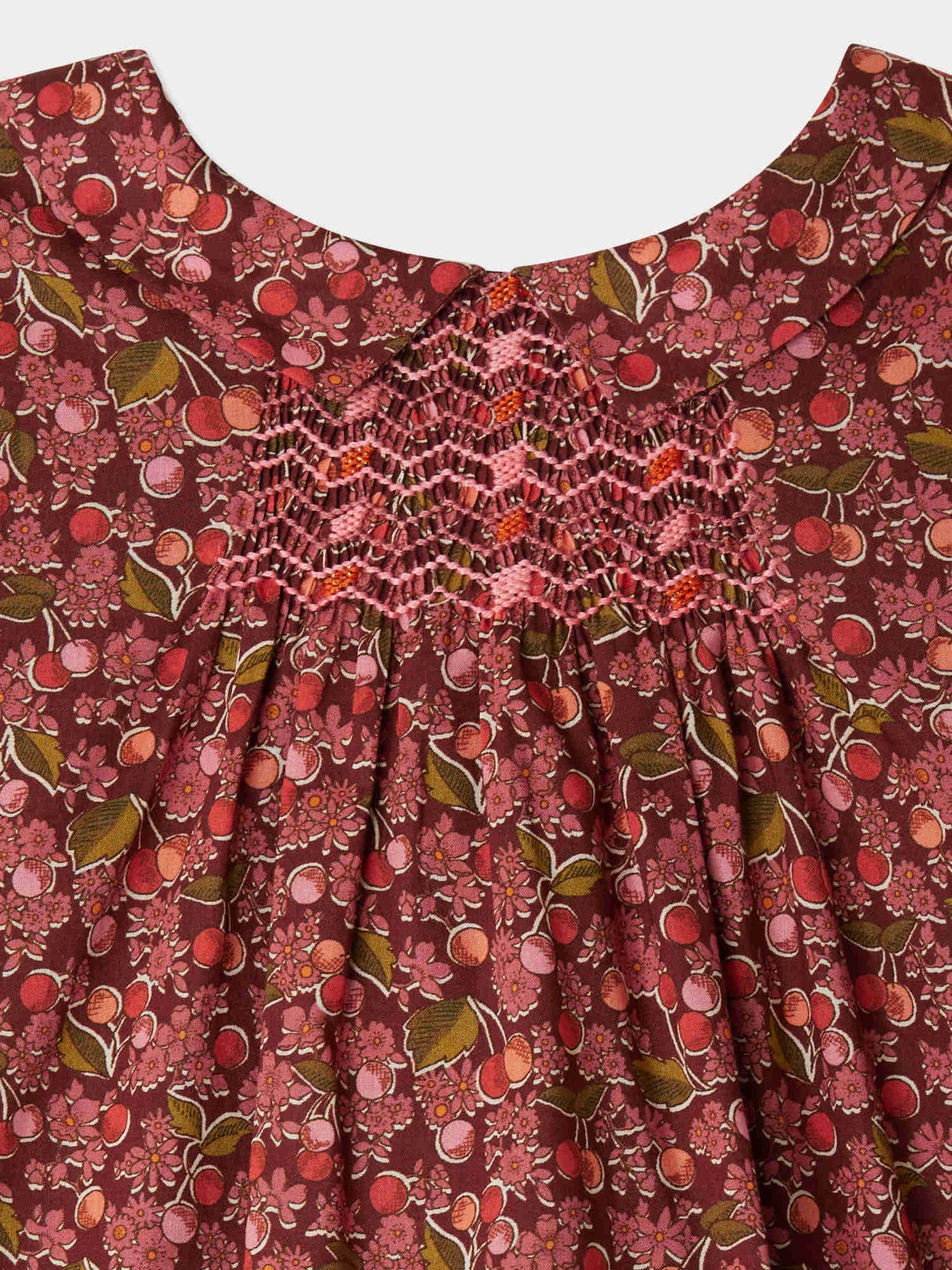 Juju-Smocked-Kleid aus Liberty-Stoff aus Bio-Baumwolle