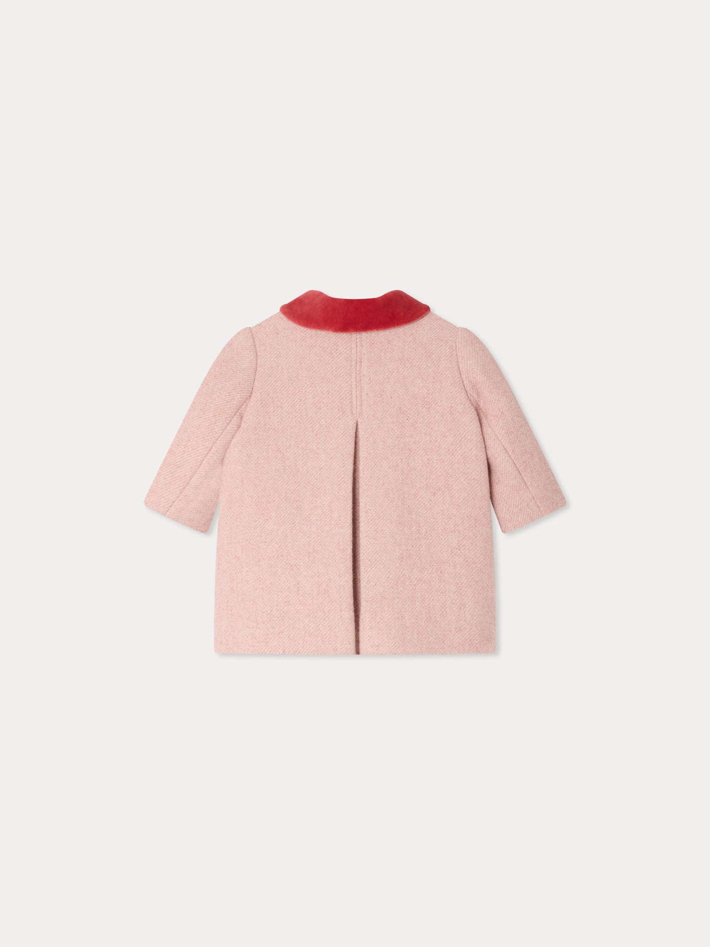 Manteau Moka en laine et col en velours