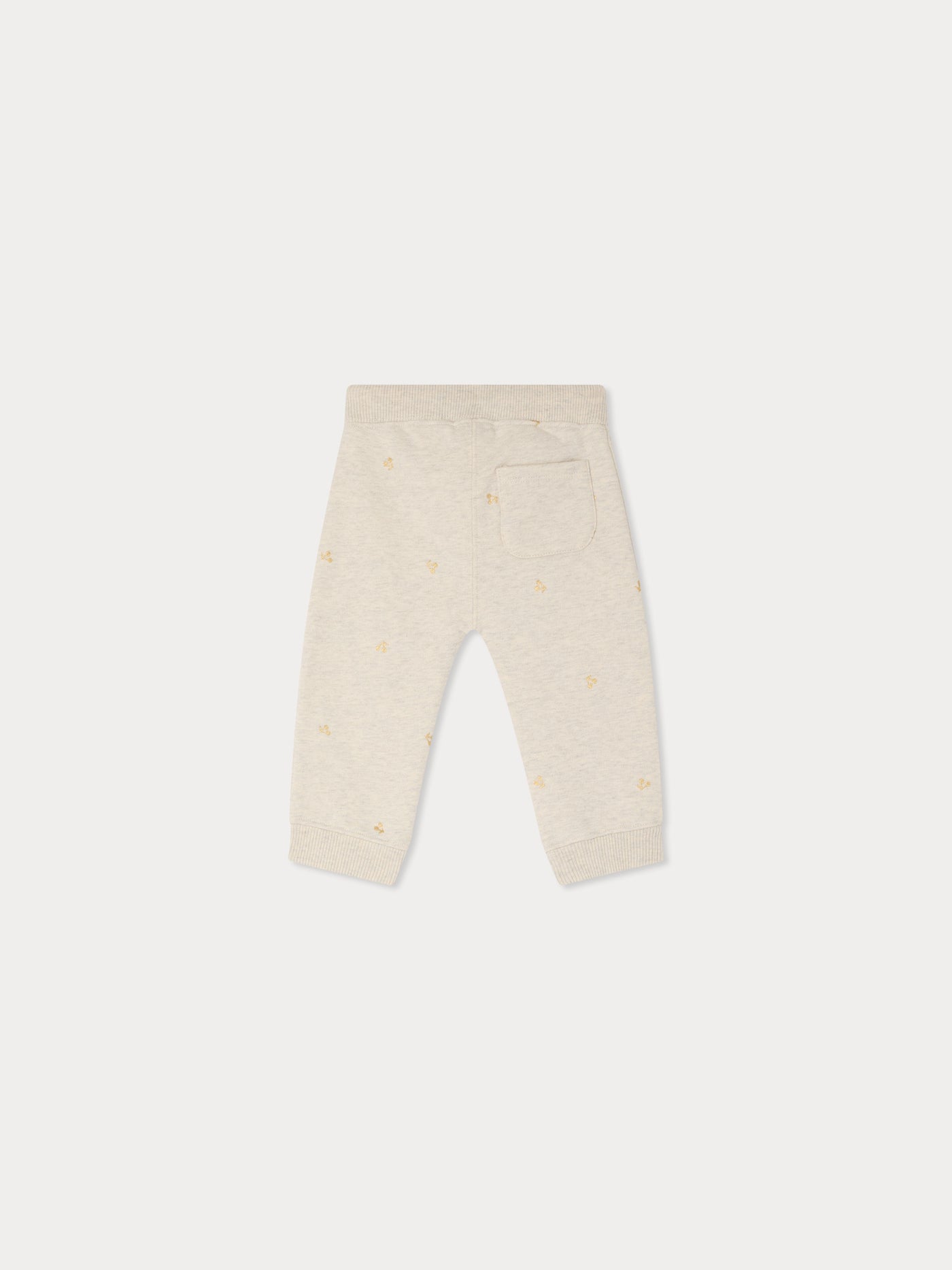 Jogging Bambo imprimé cerises cuivrées en coton biologique