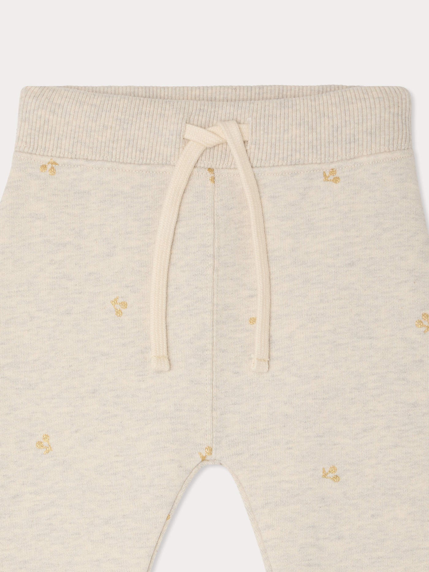 Jogging Bambo imprimé cerises cuivrées en coton biologique