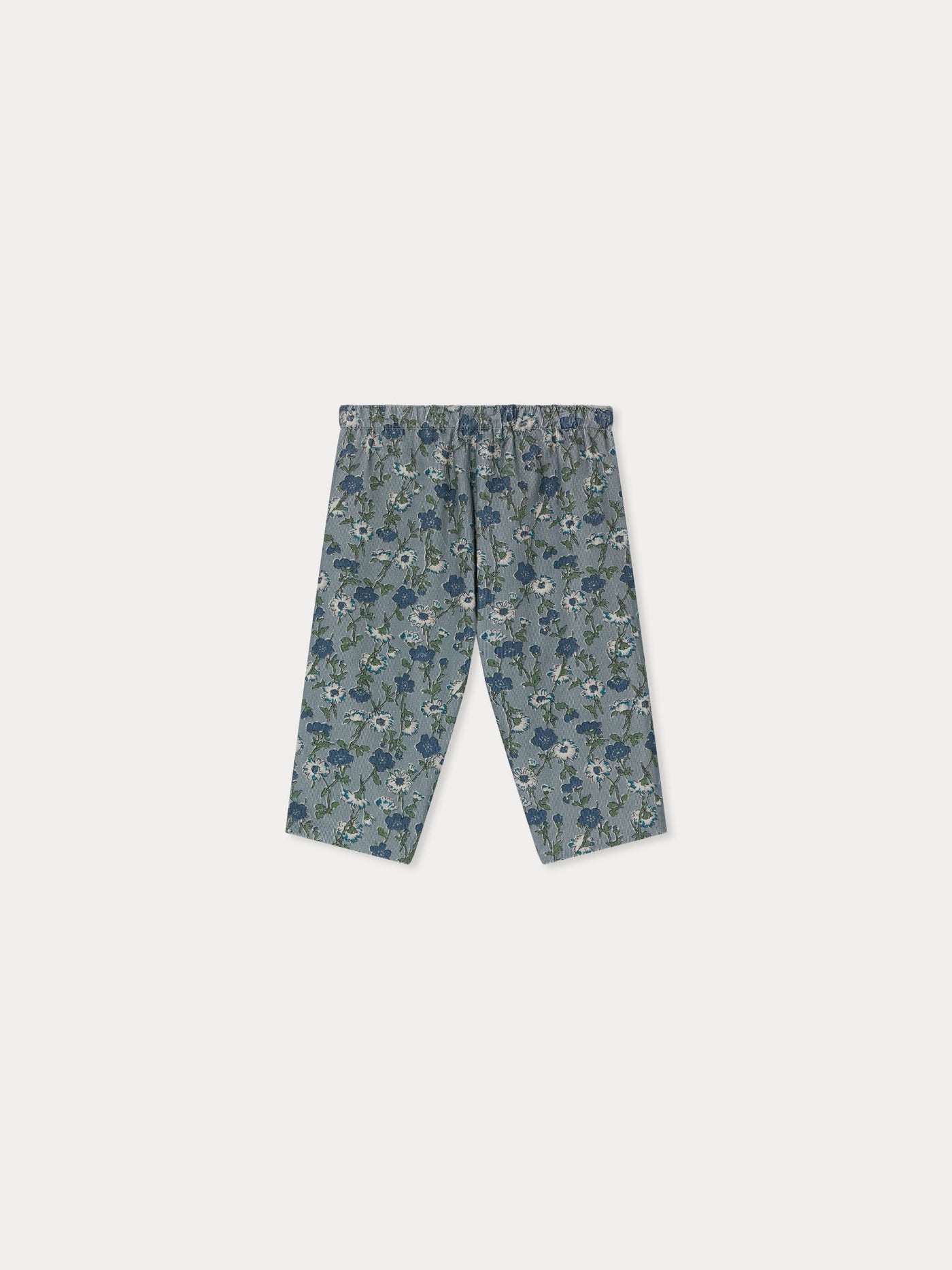 Pantaloni dandy in velluto tessuto Liberty