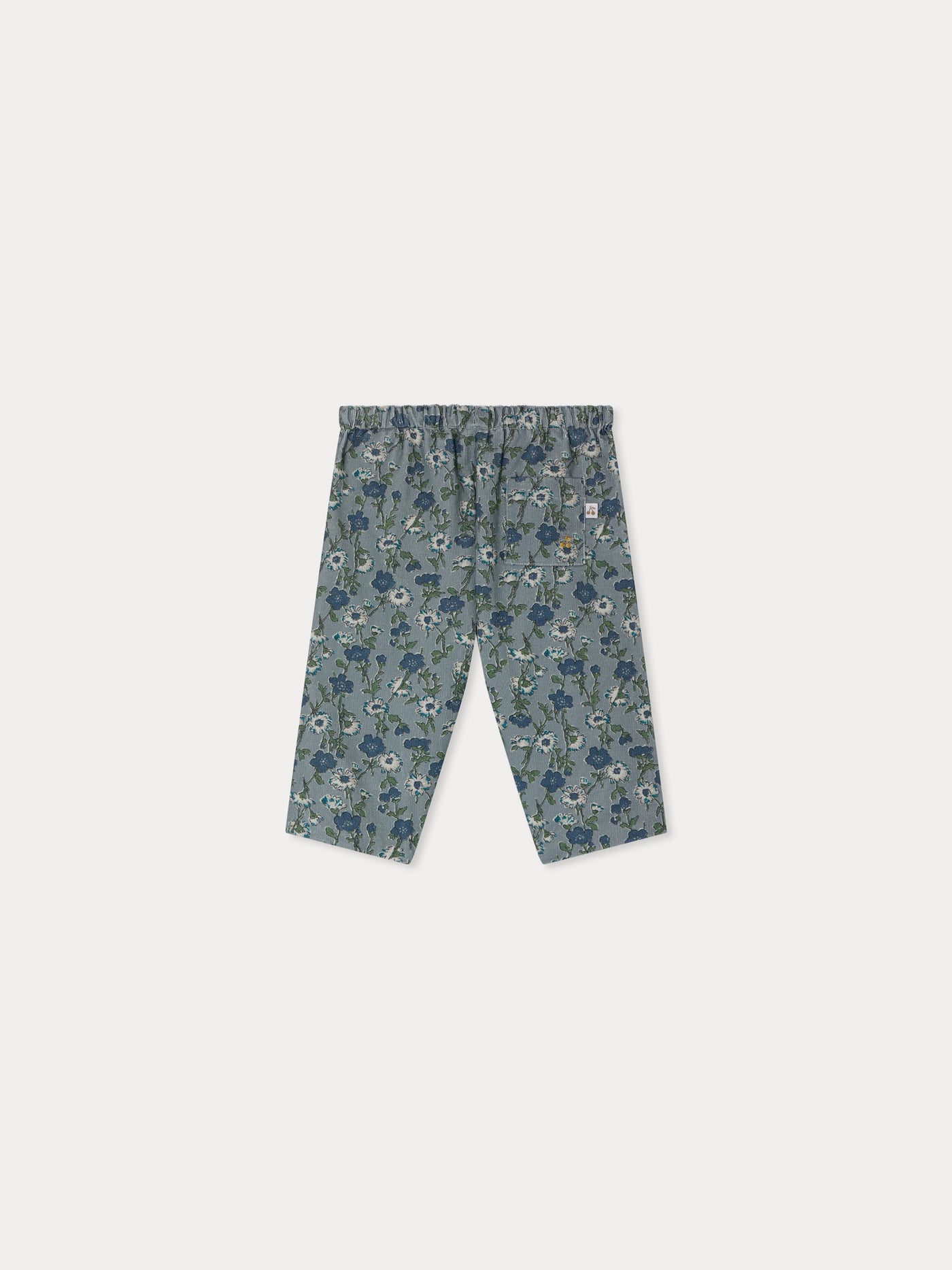 Pantaloni dandy in velluto tessuto Liberty