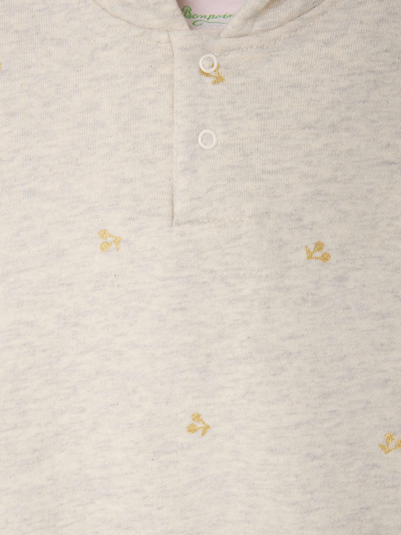 Sweat Cody imprimé cerises cuivrées en coton biologique