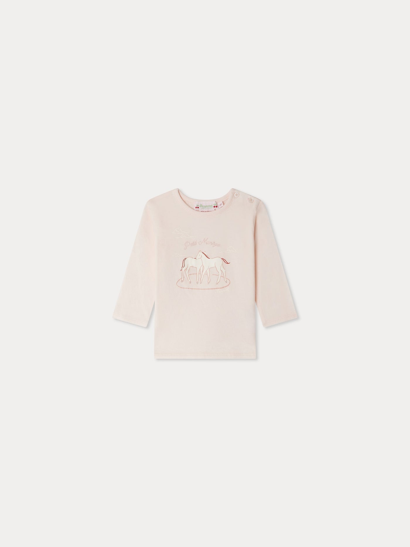 Tahsina T-Shirt mit Pferdeprint aus Bio-Baumwolle